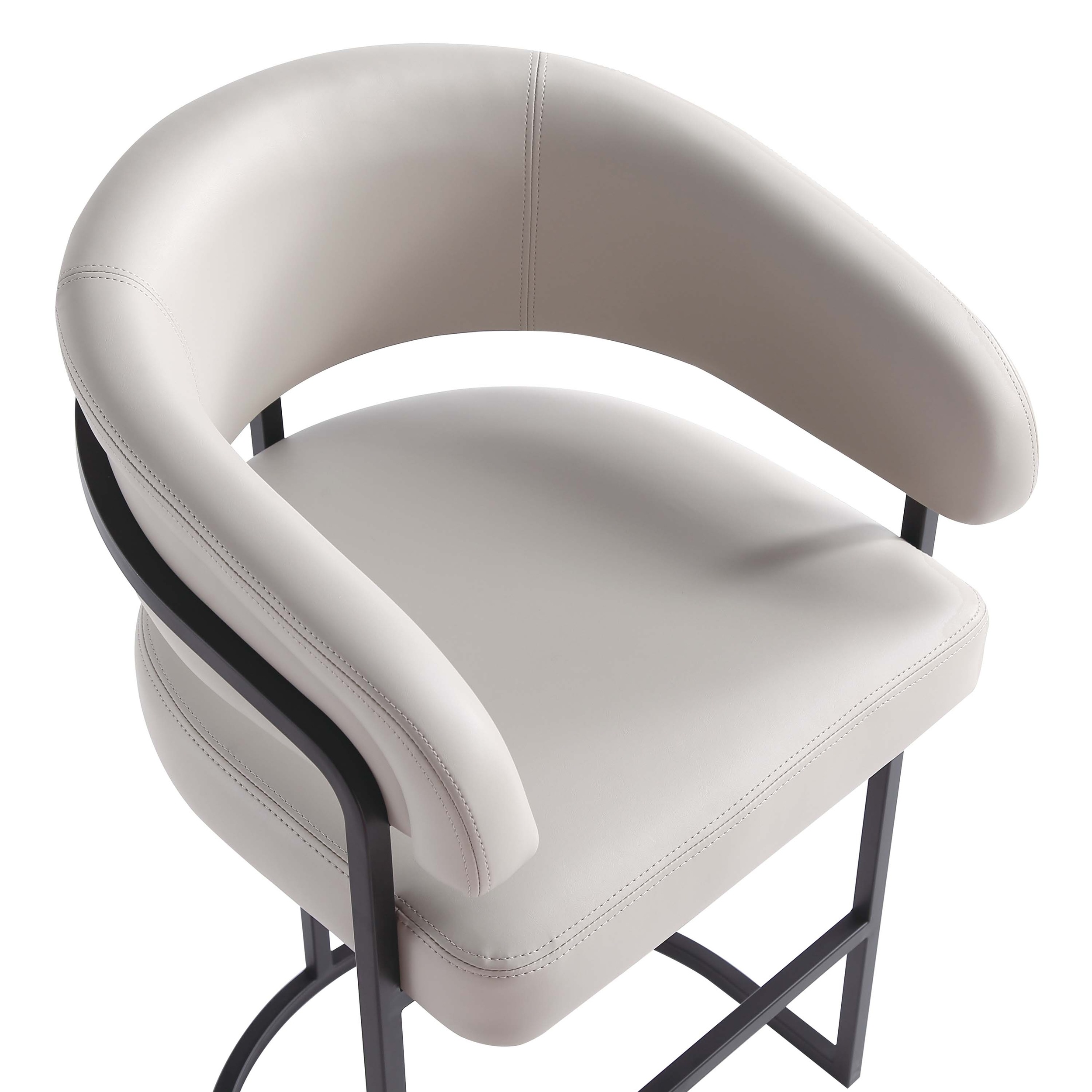 Augusta Leatherette/Metal Barstool