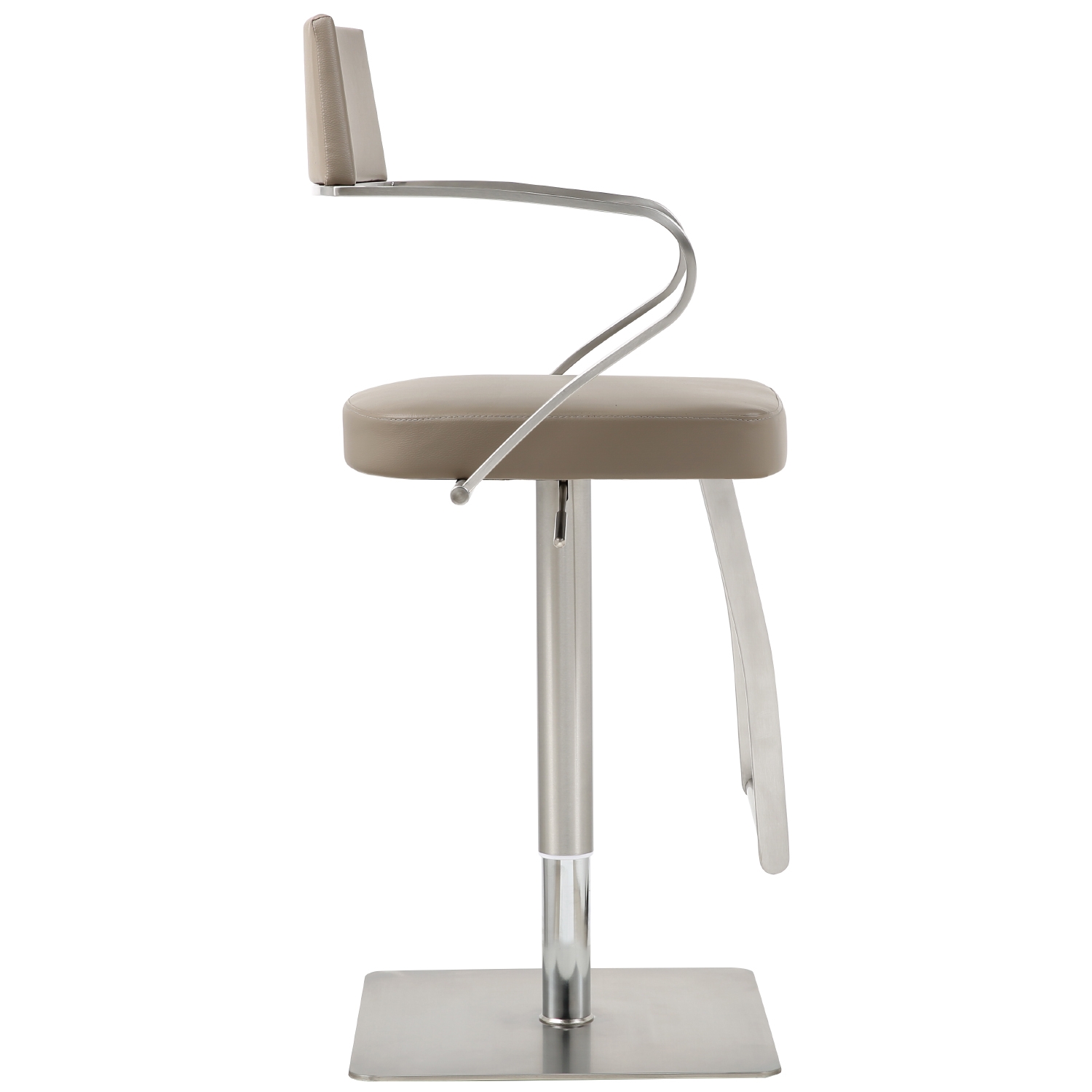 Zuri Adjustable Height Upholstered Barstool
