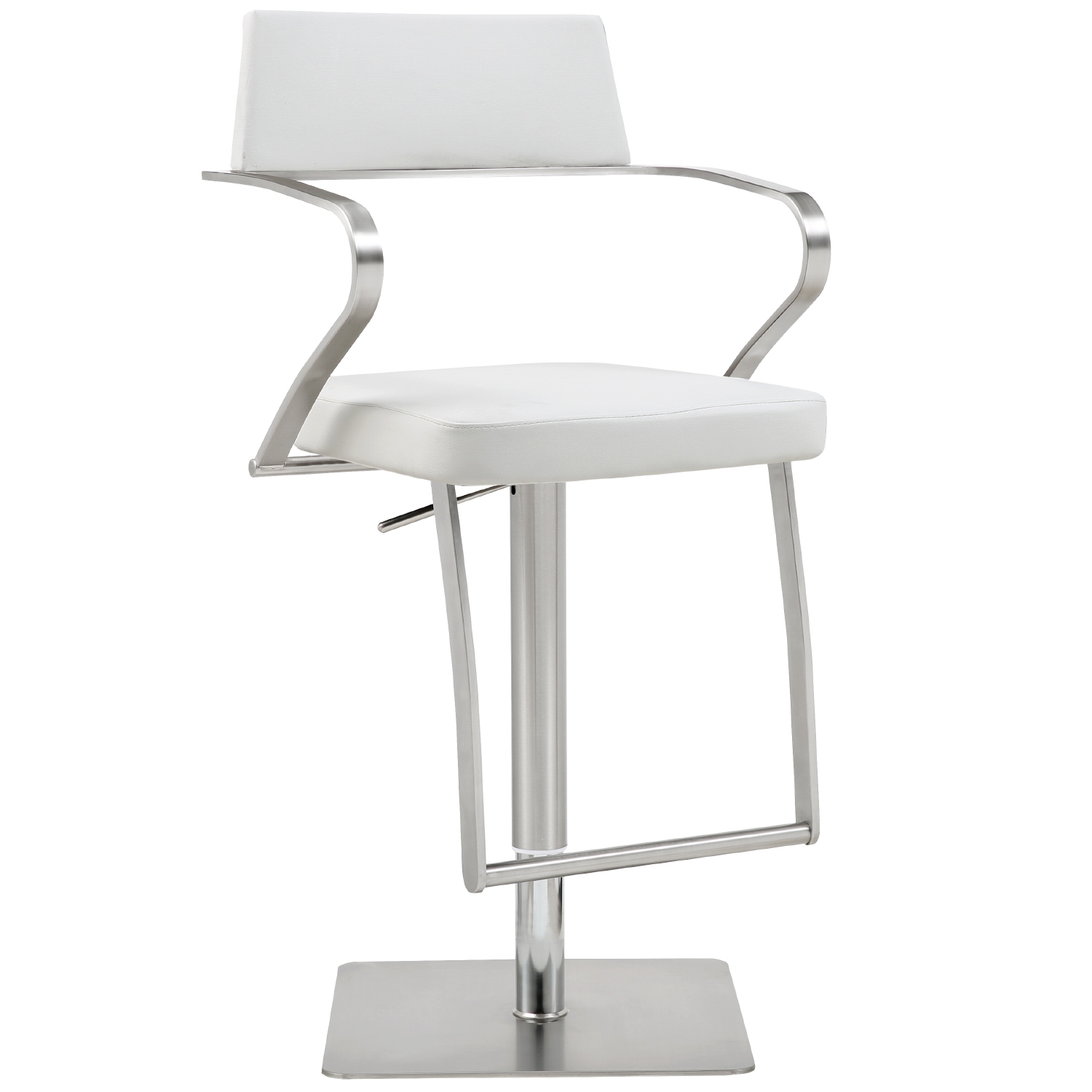 Zuri Adjustable Height Upholstered Barstool