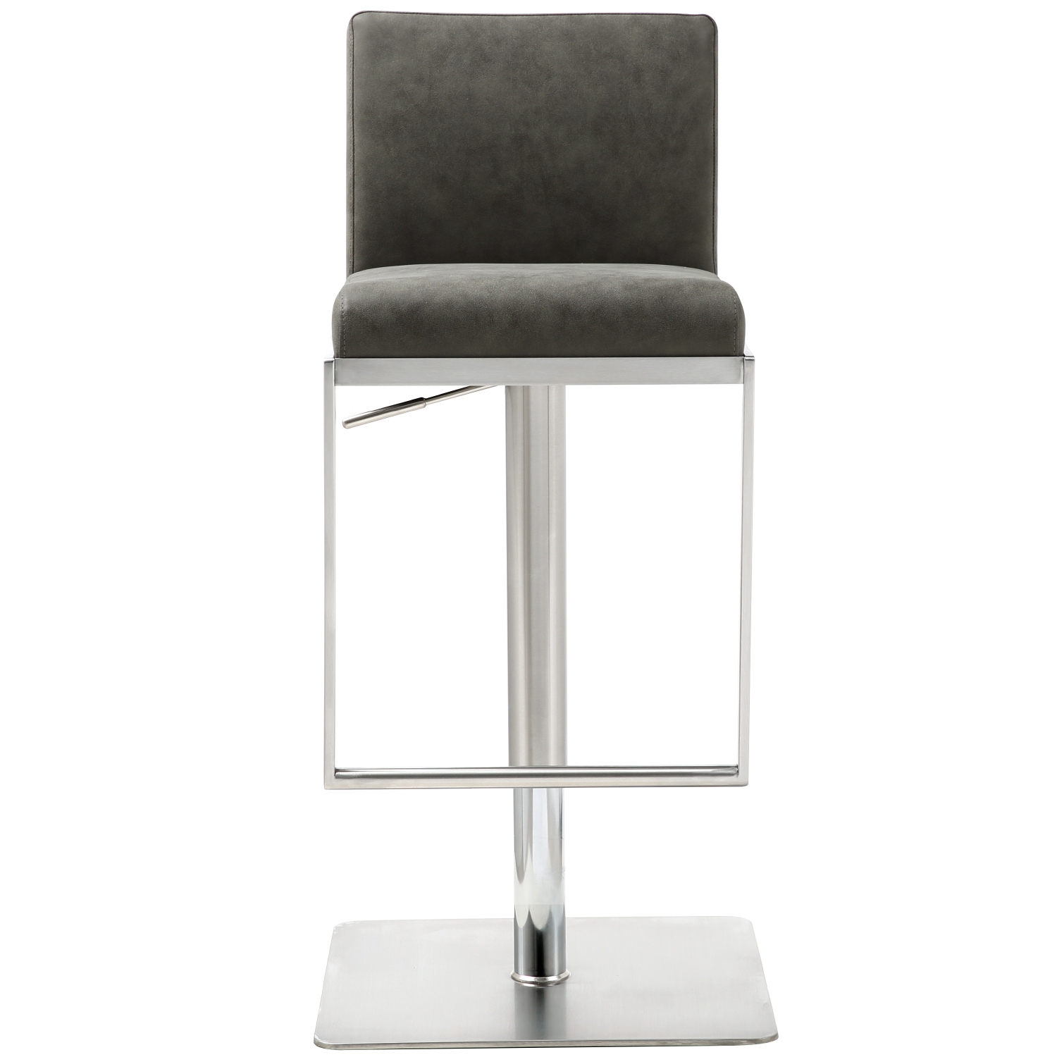 Clay Adjustable Height Upholstered Barstool