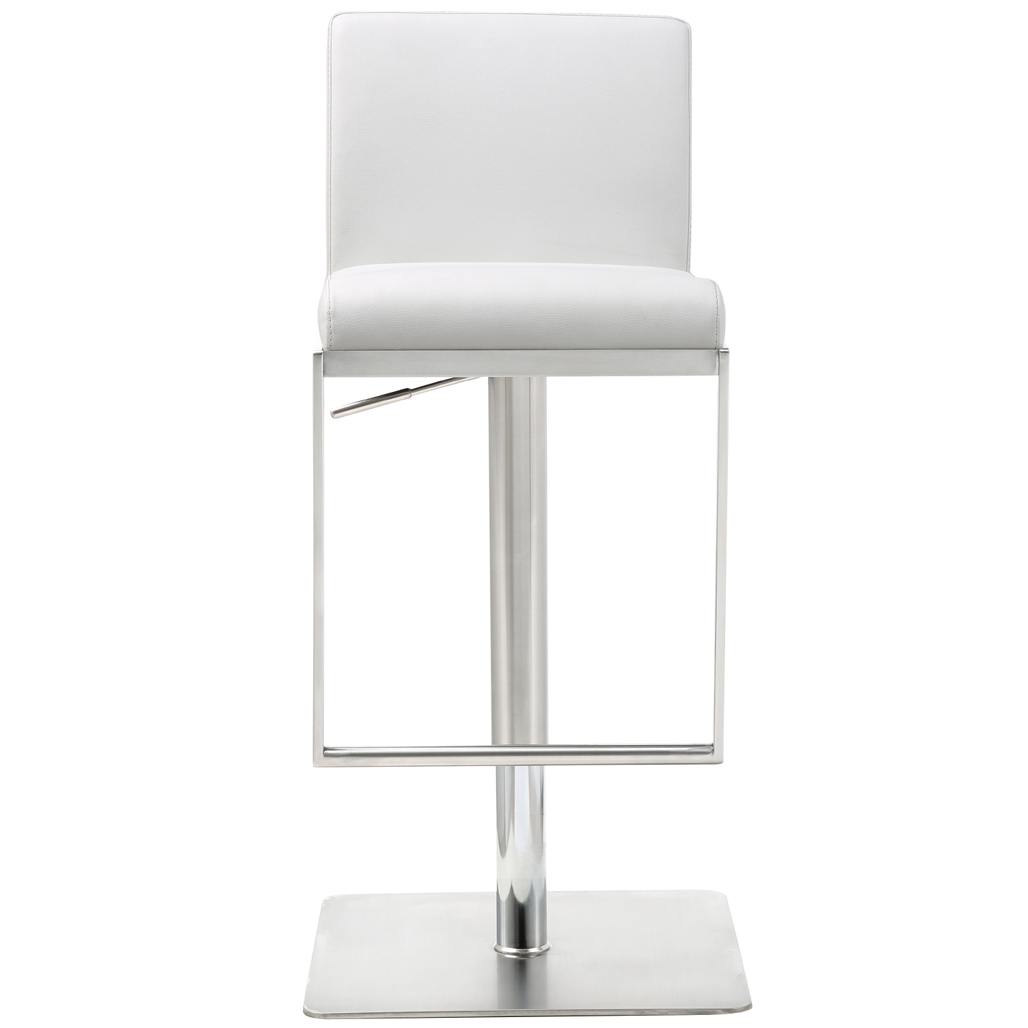 Clay Adjustable Height Upholstered Barstool