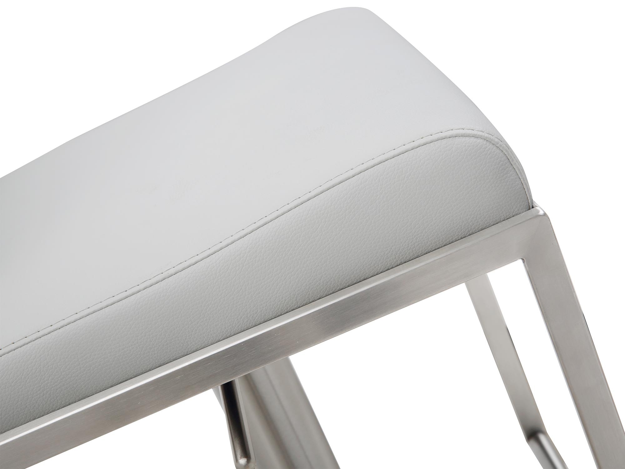 Clay Adjustable Height Upholstered Barstool