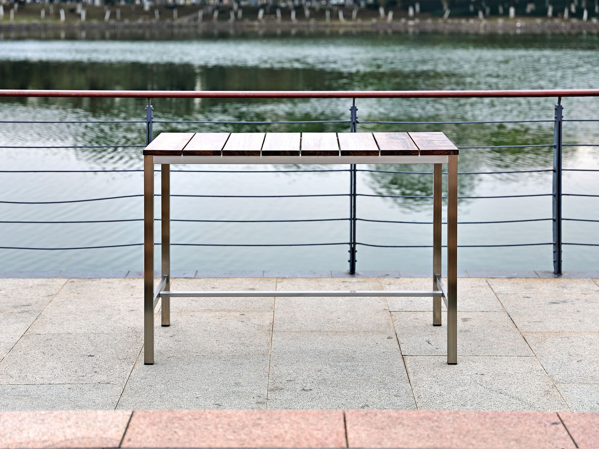 Stone Outdoor Bar Set