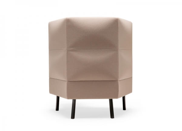 Cumulus Lounge Chair w/Panels, 2 Tier Backrest
