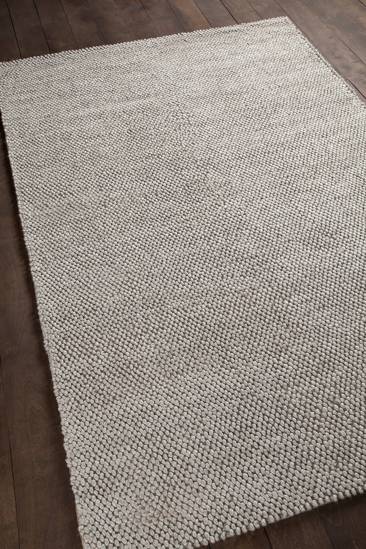 Burton Wool/Viscose Rectangular Hand-woven Rug, 7'9" x 10'6"