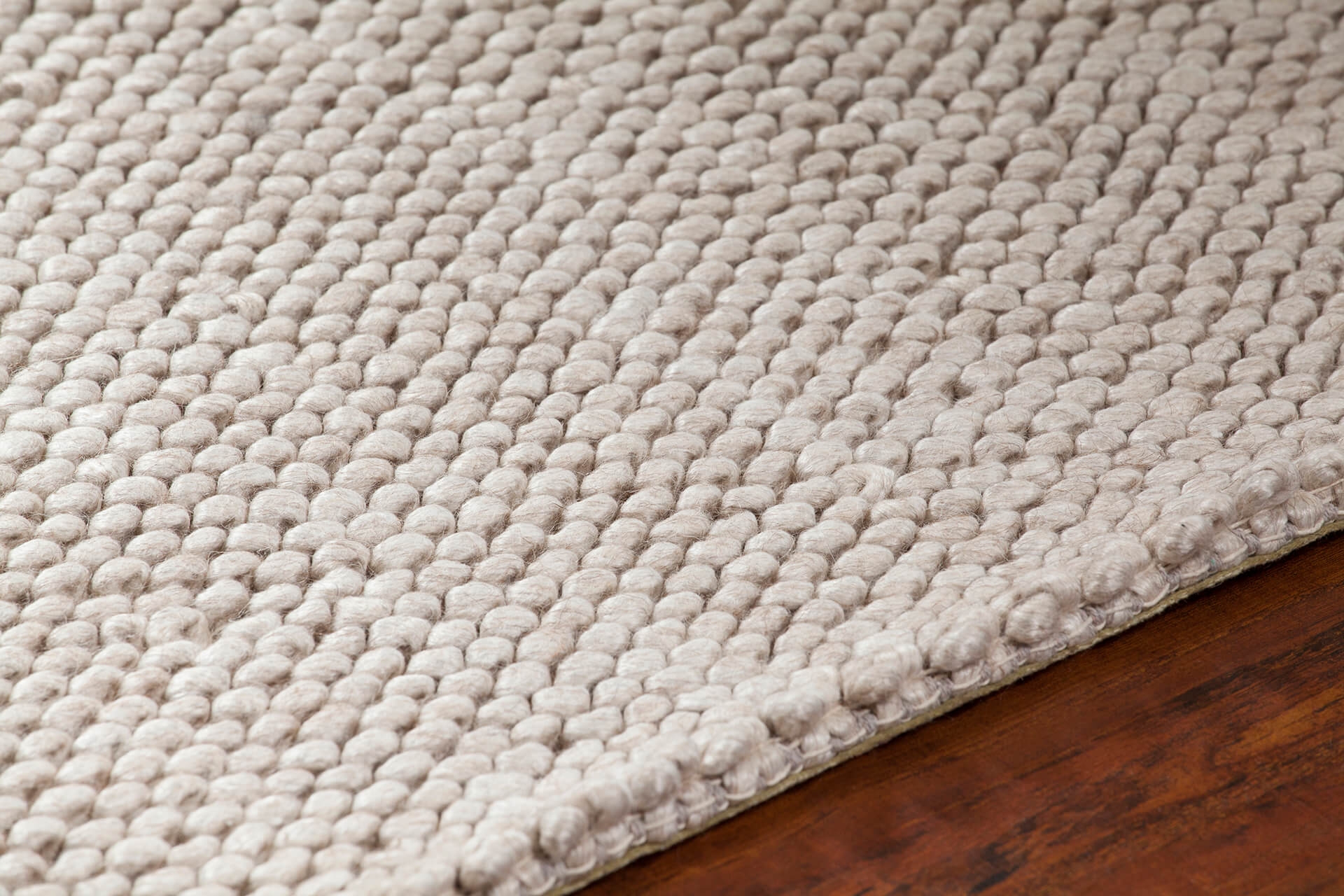 Burton Wool/Viscose Rectangular Hand-woven Rug, 9' x 13'