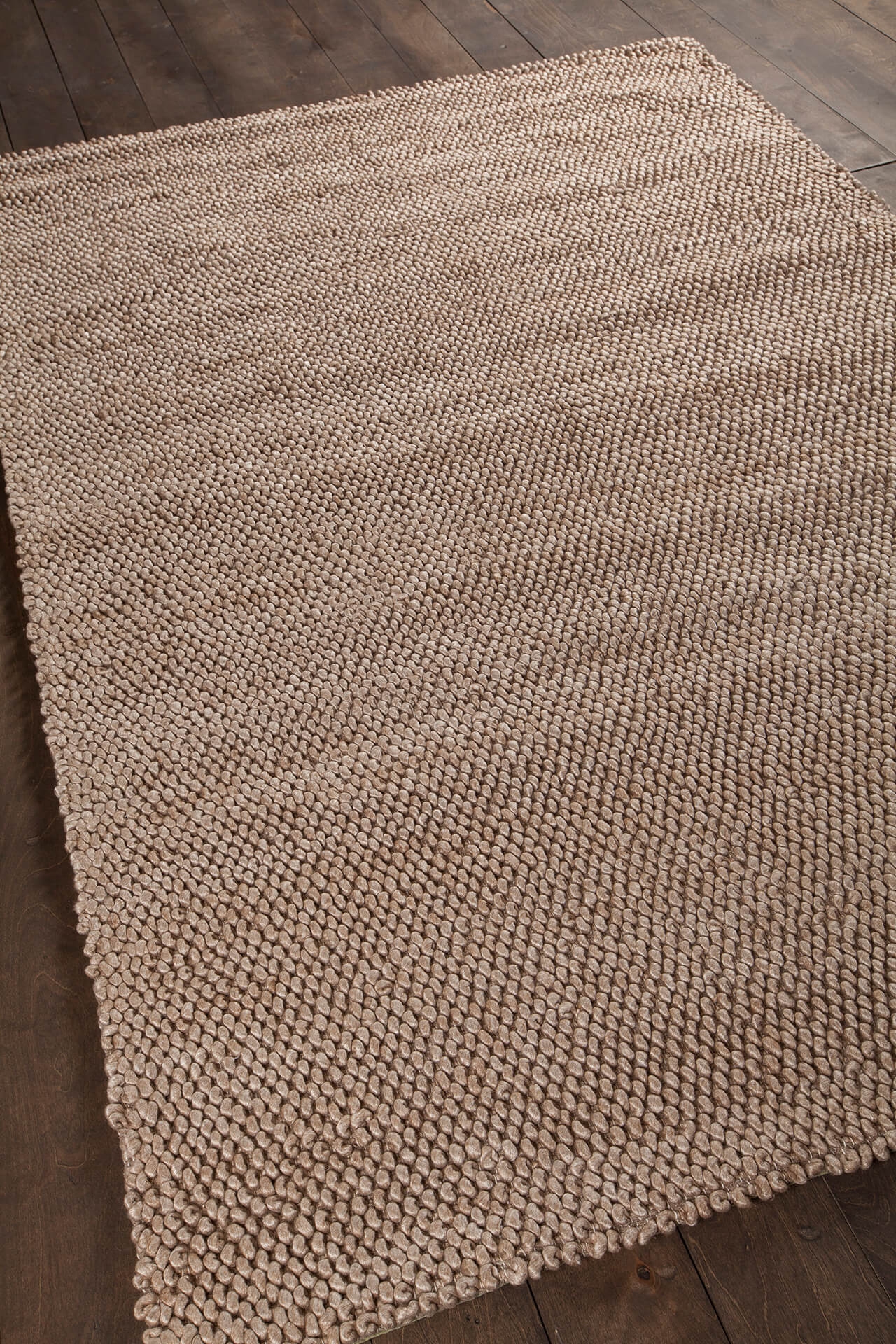 Burton Wool/Viscose Rectangular Hand-woven Rug, 9' x 13'