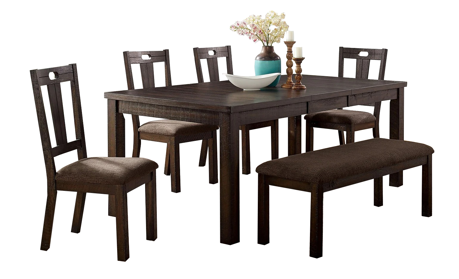 Burton Wood Extendable Dining Set
