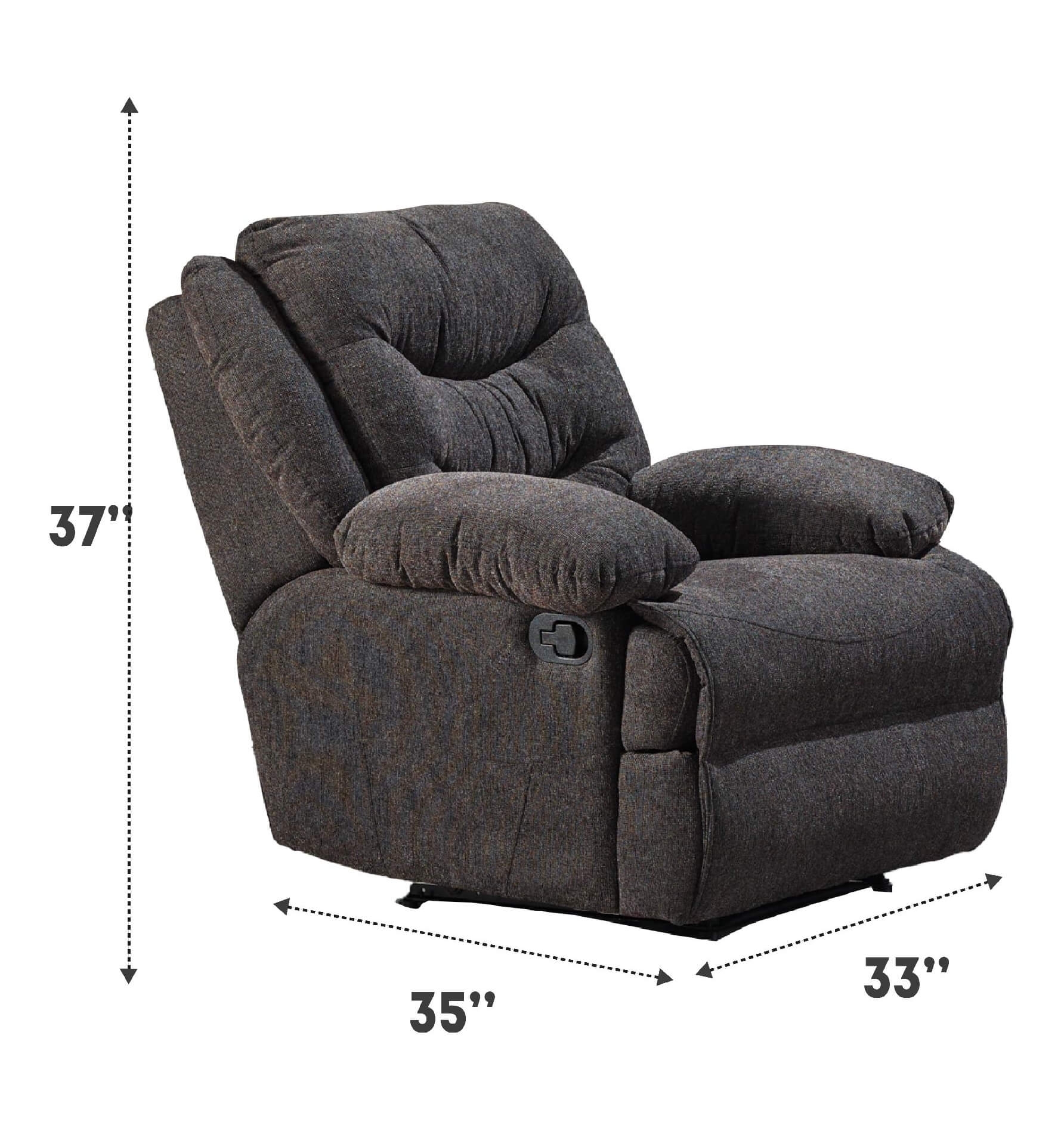 Business Fabric Reclining Living Room Set