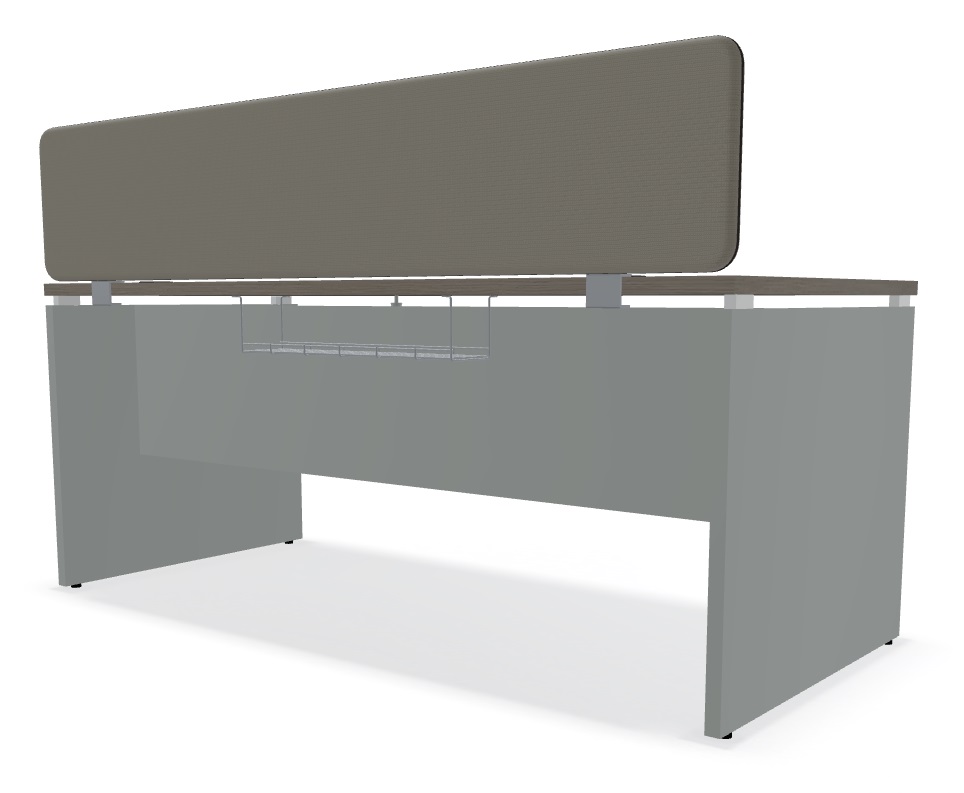 Ogi V Office Single Straight Desk, W70.8" x D31.4"