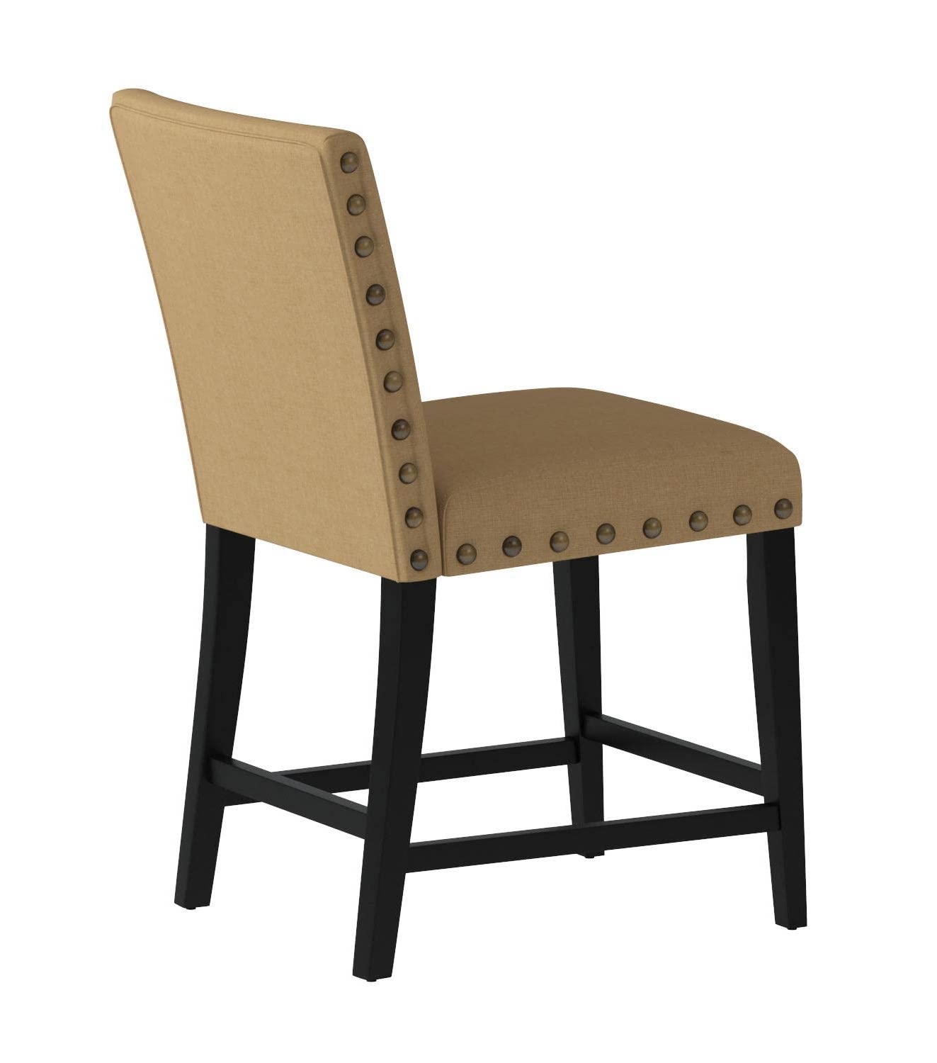 Byton Fabric/Wood Counter Chair
