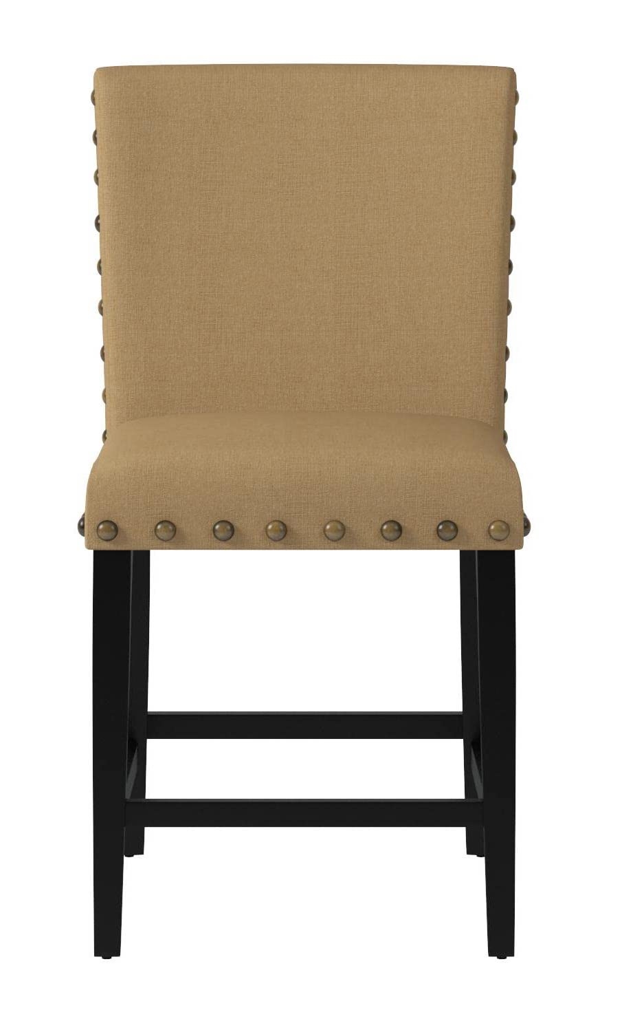 Byton Fabric/Wood Counter Chair
