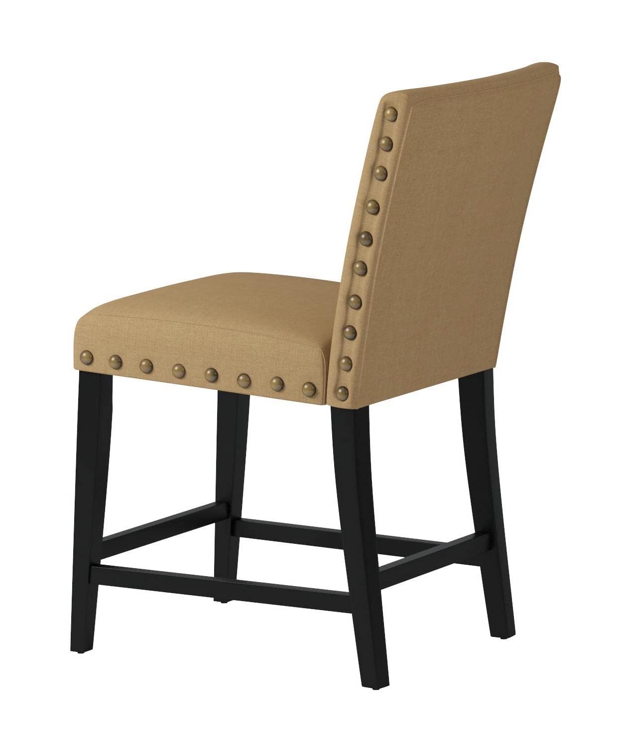 Byton Fabric/Wood Counter Chair