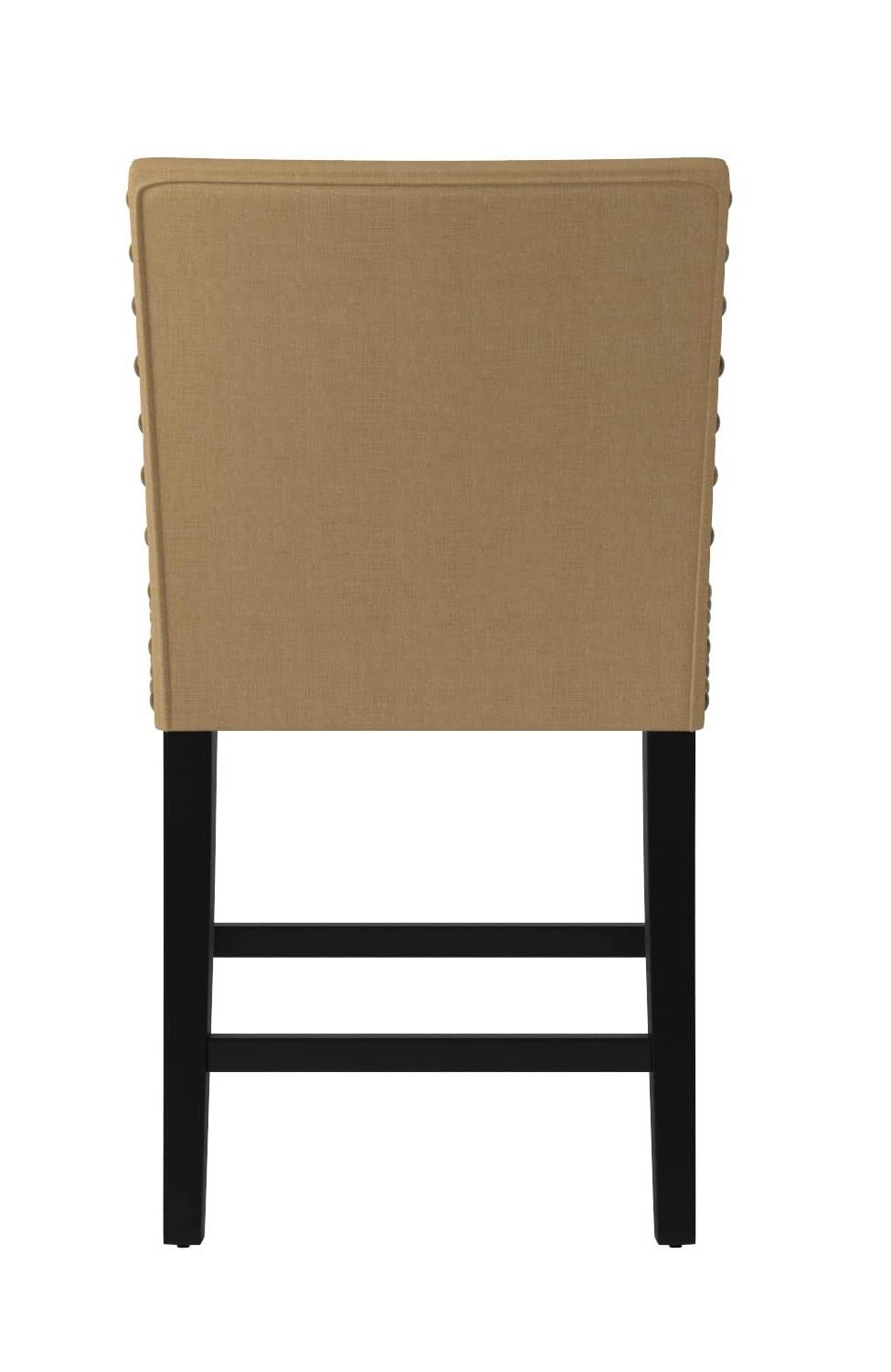 Byton Fabric/Wood Counter Chair
