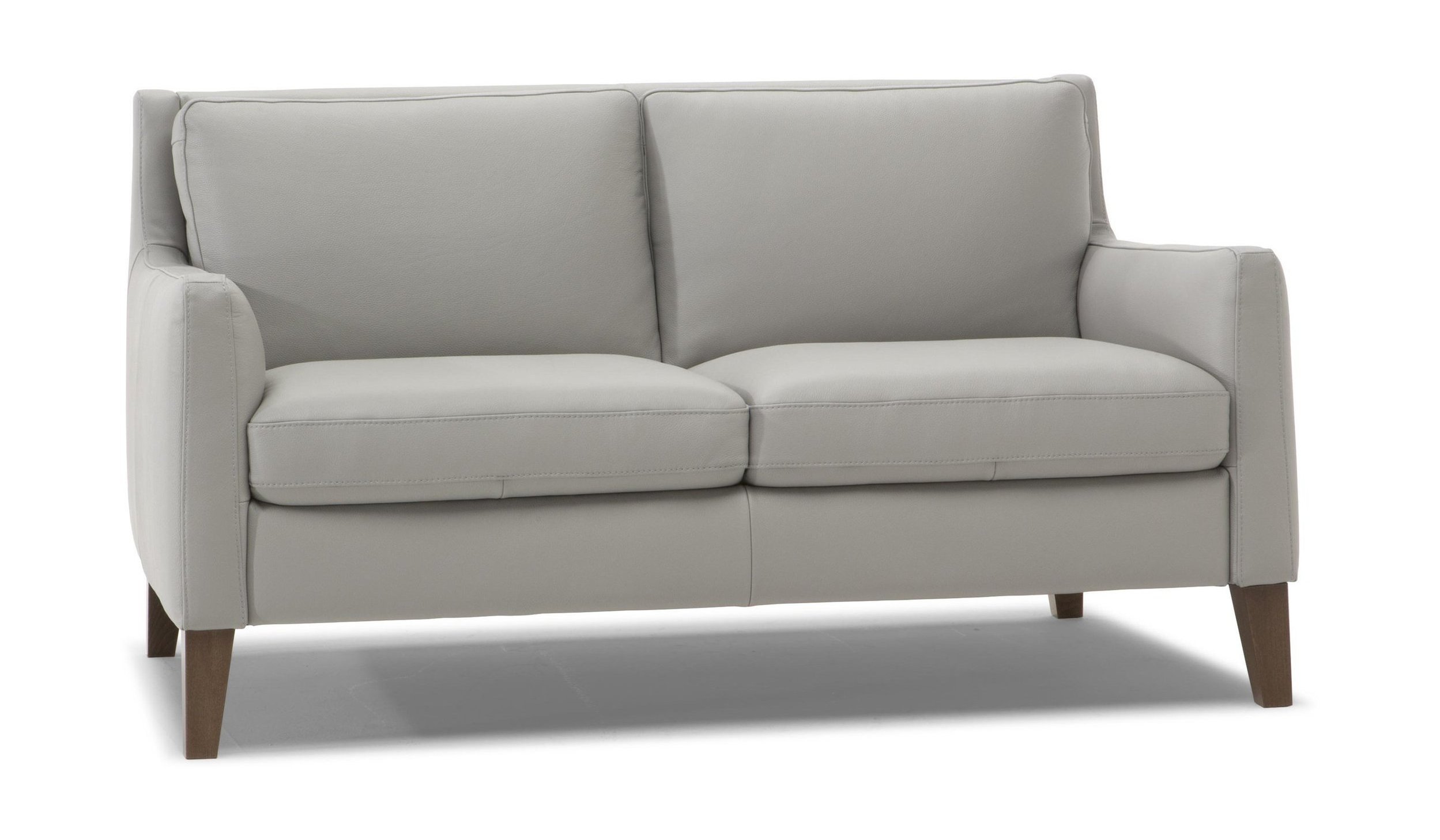 Quiete Fabric/Leather Living Room Set w/Wood Legs