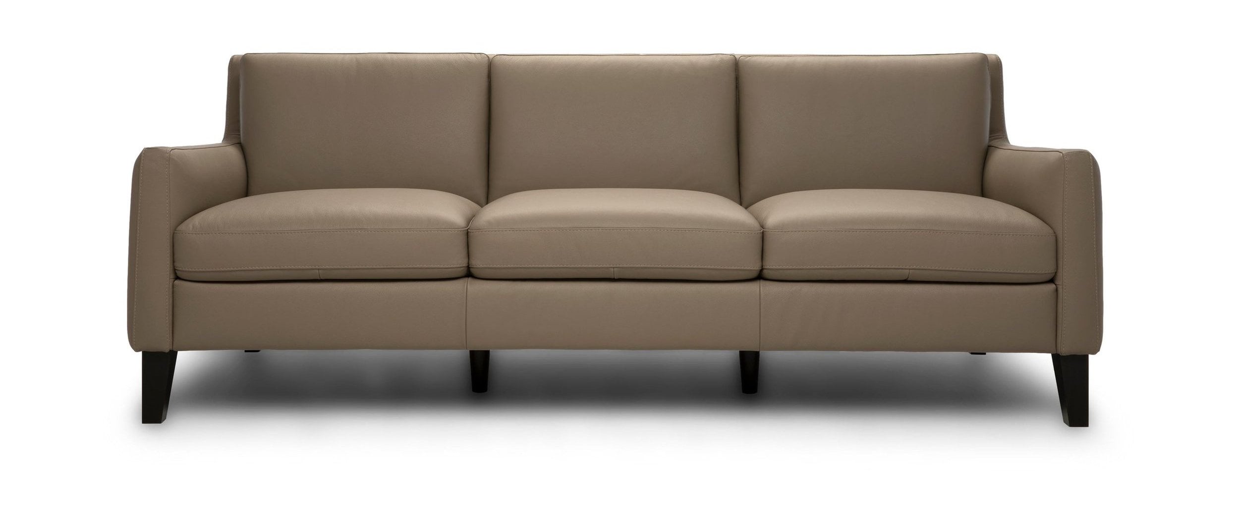 Quiete Fabric/Leather Living Room Set w/Wood Legs
