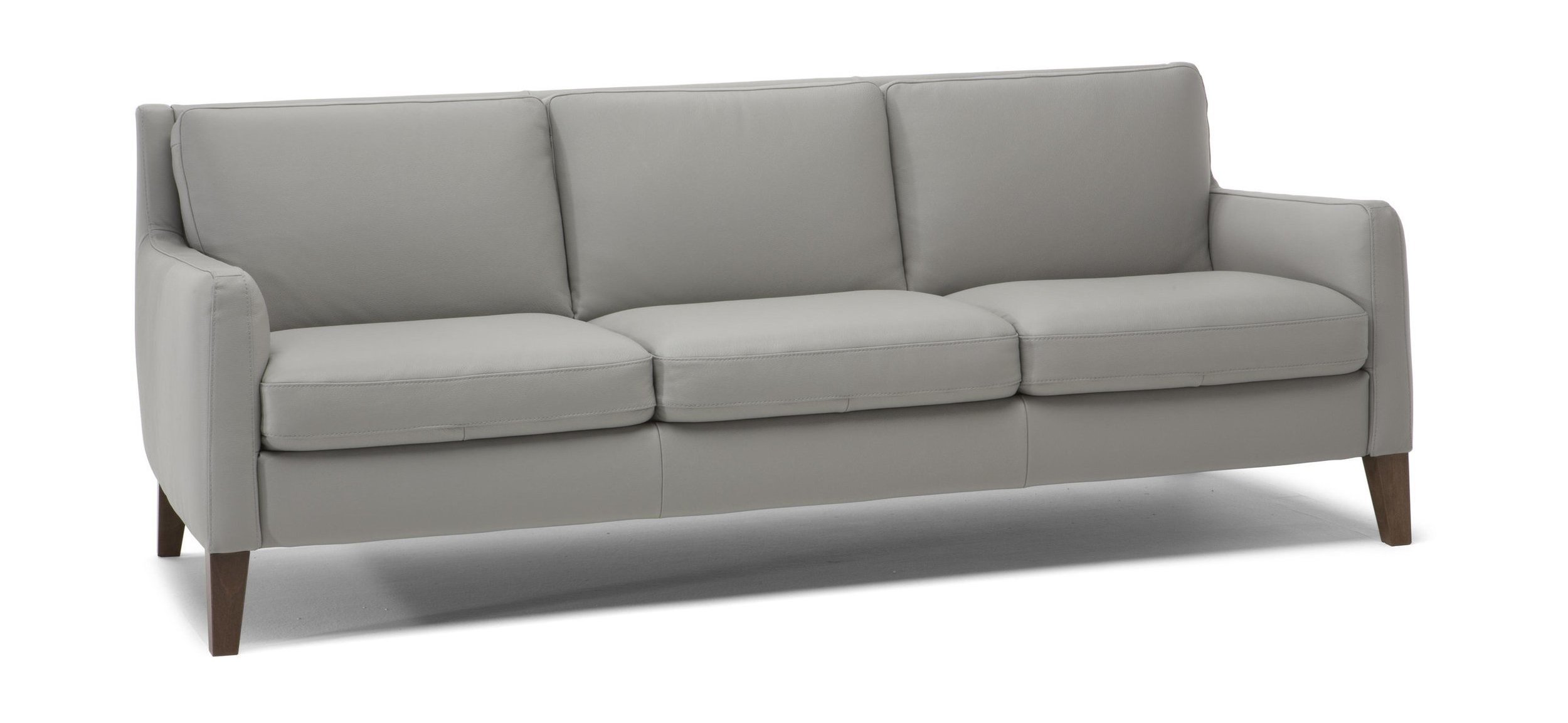 Quiete Fabric/Leather Living Room Set w/Wood Legs