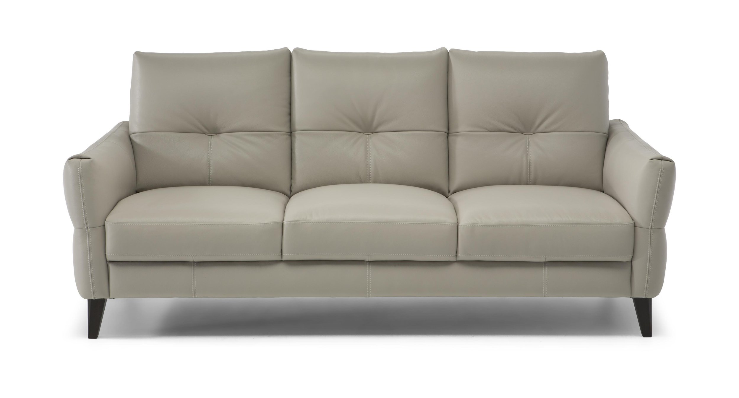 Leale Fabric/Leather 3 Seater Sofa