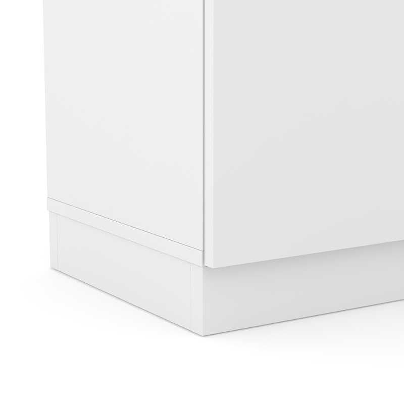 Choice 1H Office Melamine Bookcase w/2 Cubes