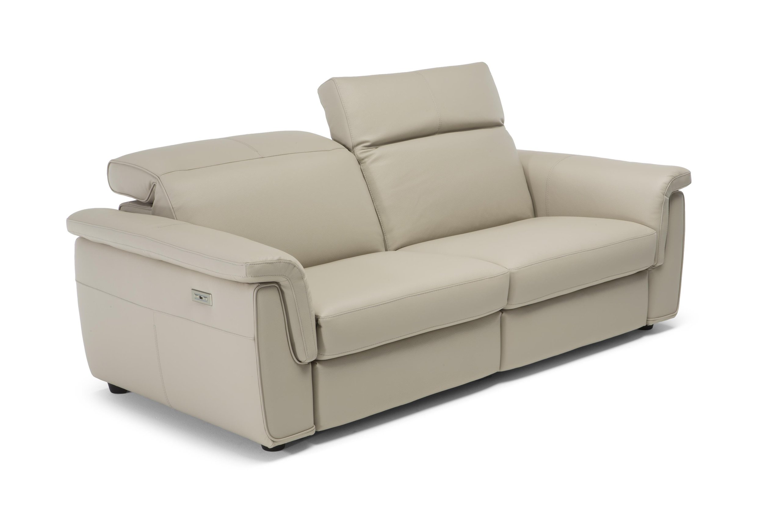 Curioso Fabric/Leather Power Reclining Sofa