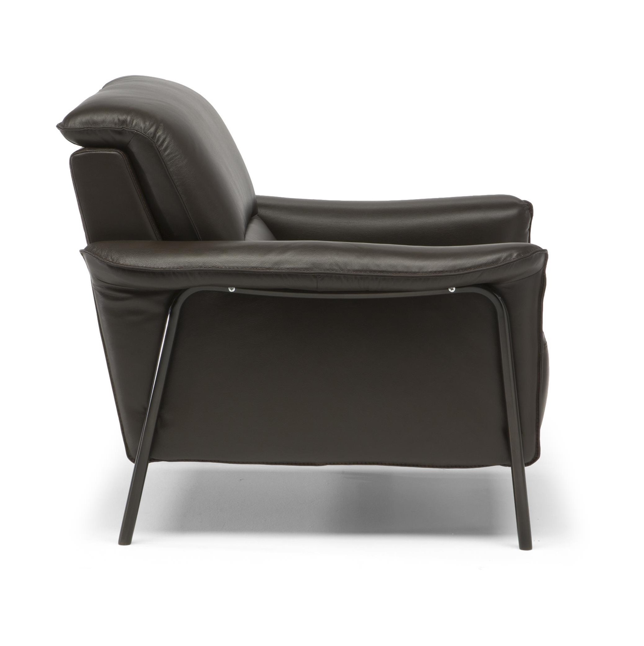 Amabile Fabric/Leather Armchair