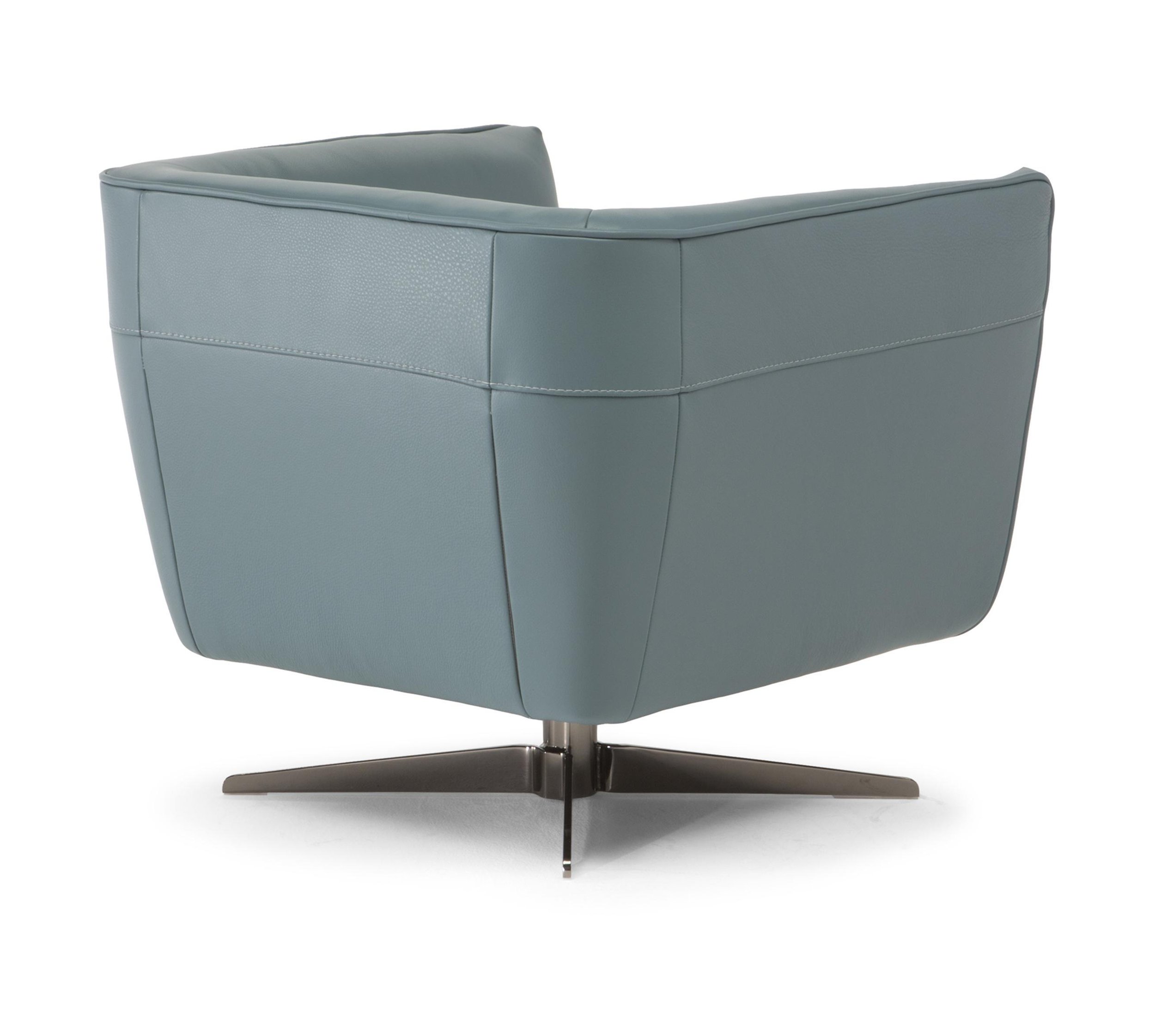 Spiritosa Fabric/Leather Swivel Chair
