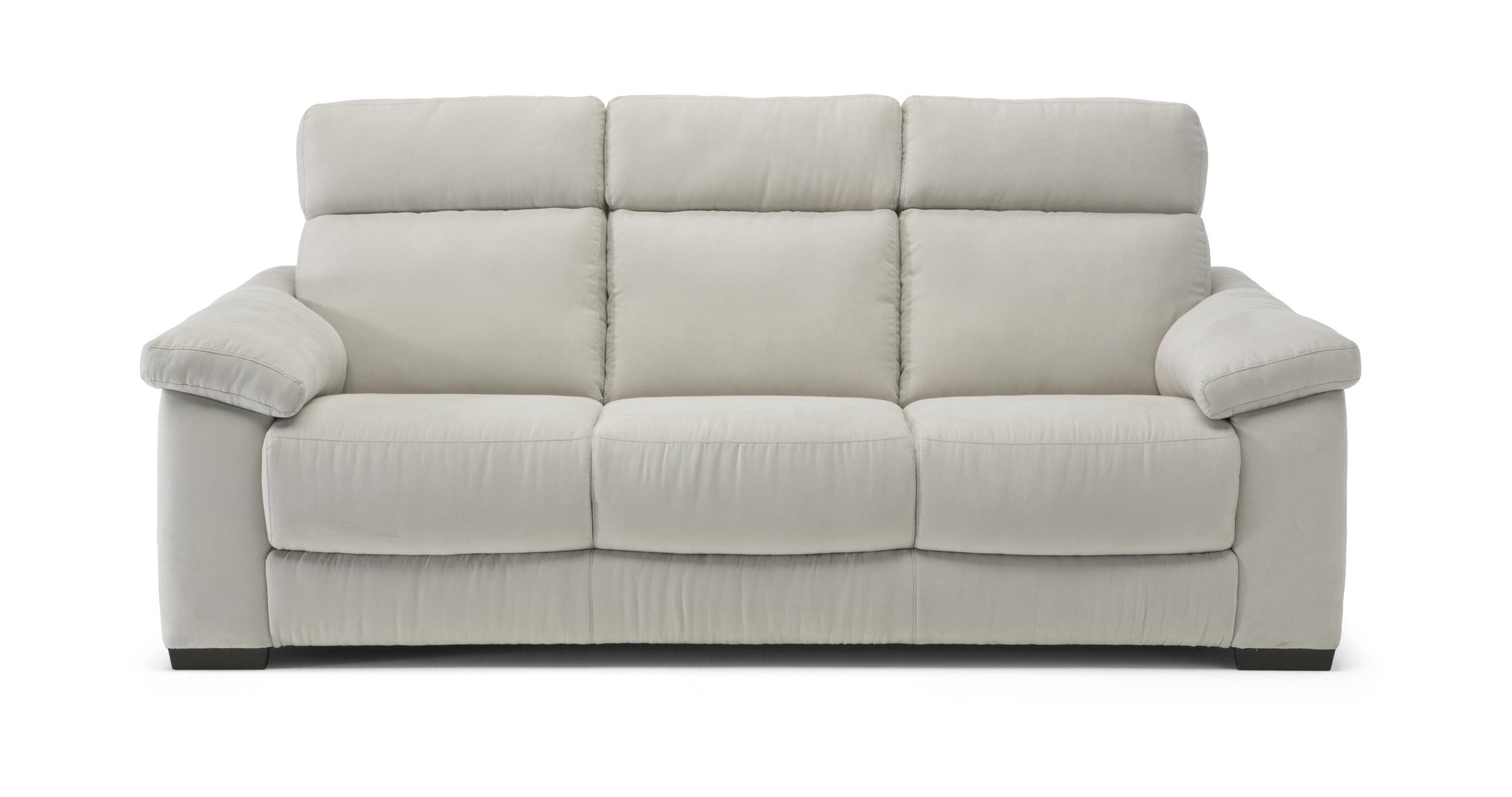 Estremo Fabric/Leather 3 Seater Sofa
