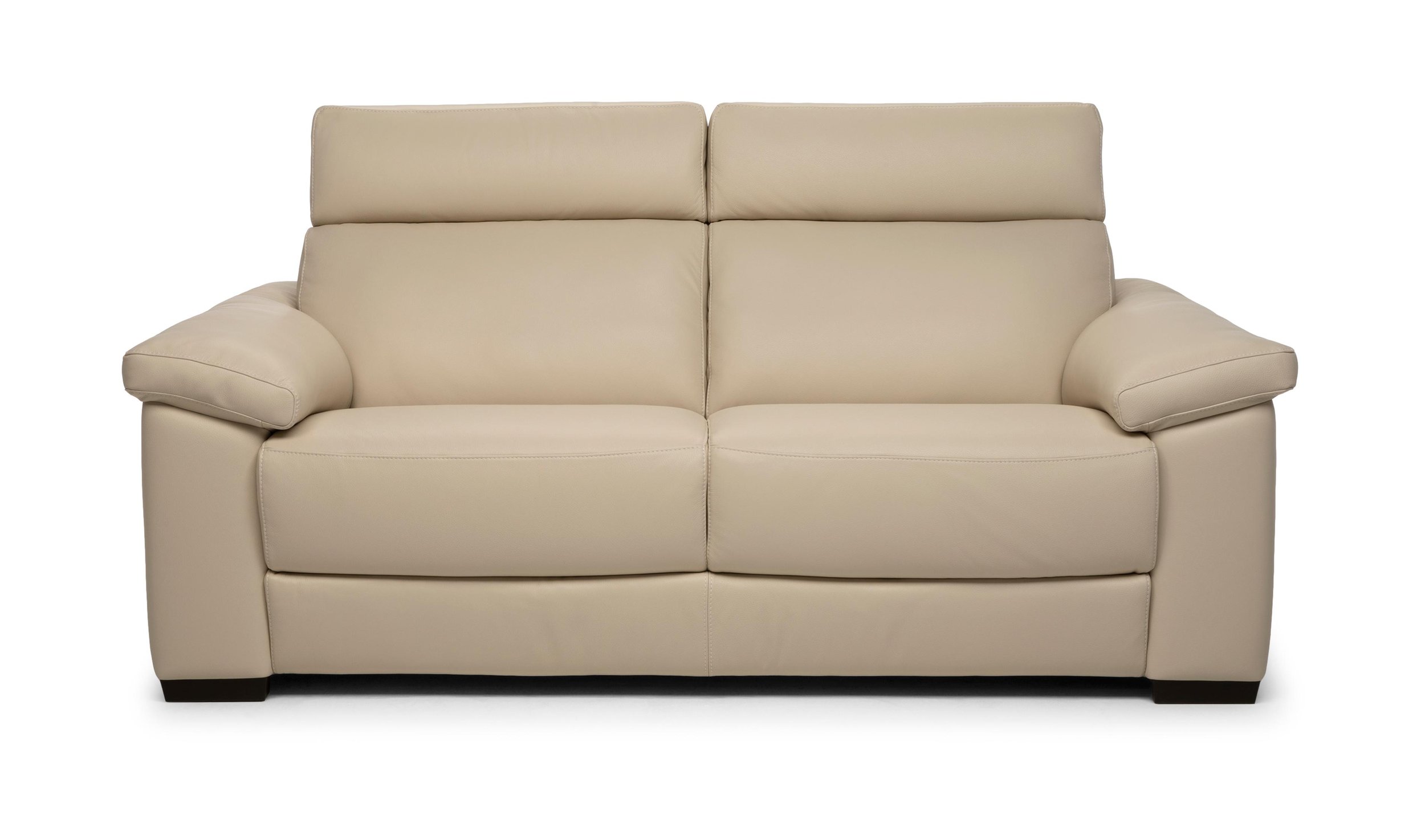 Estremo Fabric/Leather 2 Seater Sofa