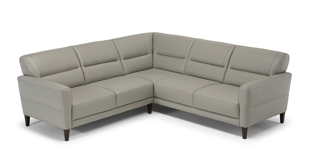 Indimenticabile Leather L-Shape Sectional Sofa