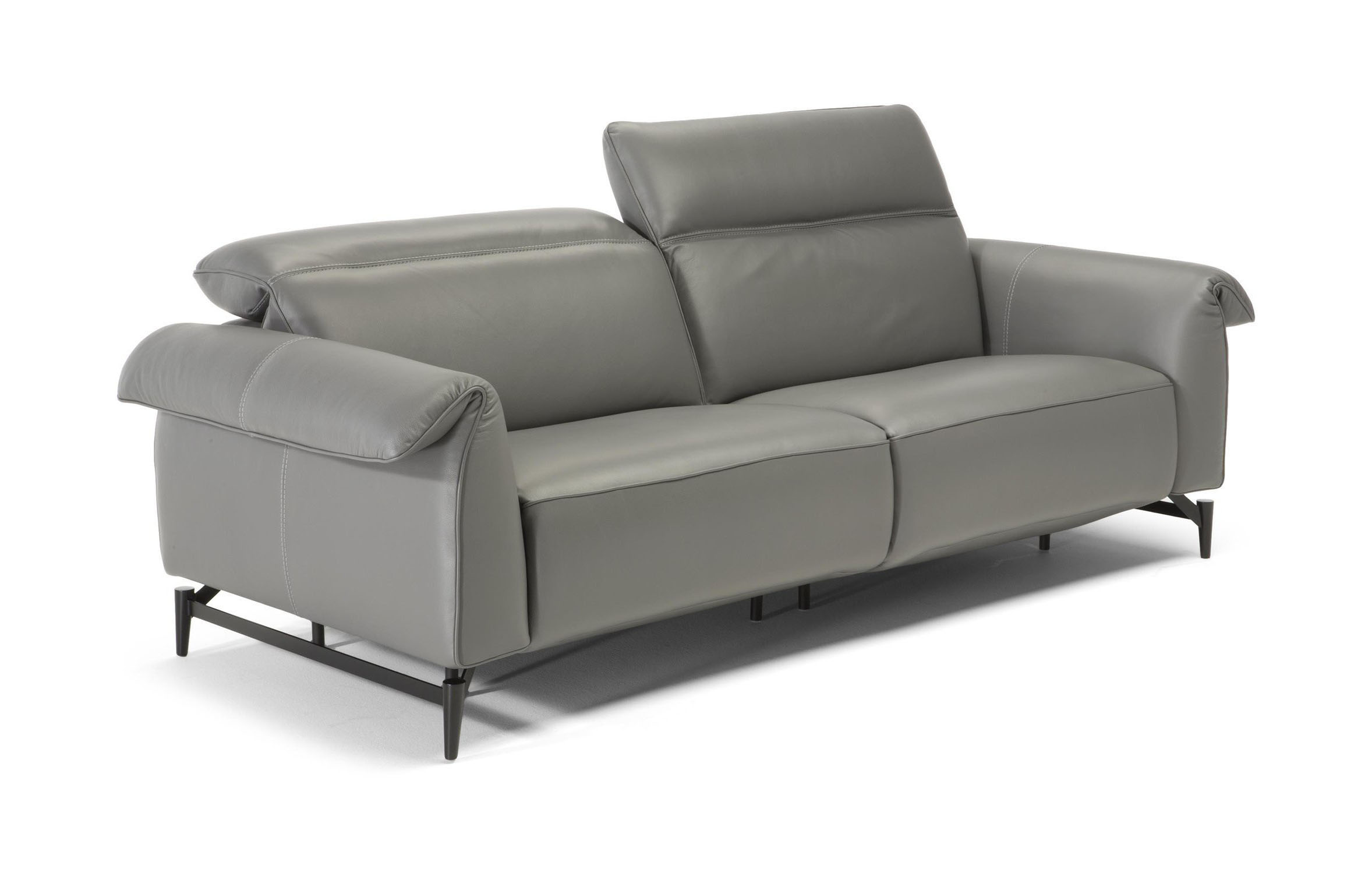 Leggiadro Leather Loveseat And A Half