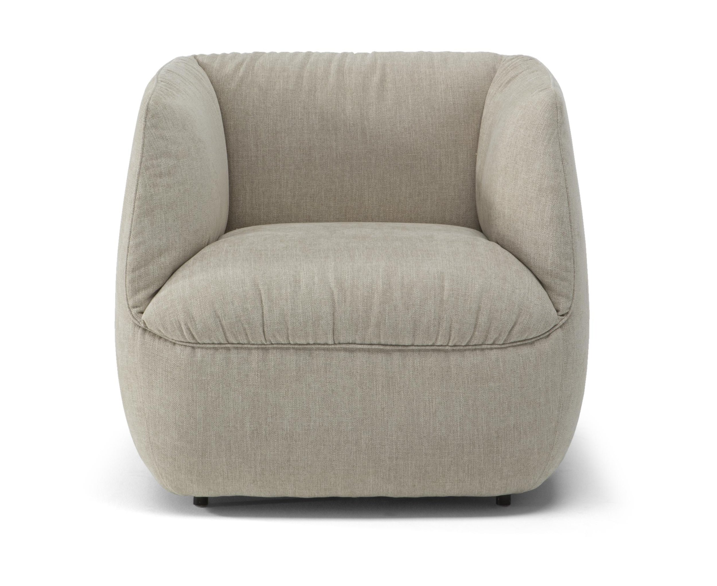 Wally Fabric/Leather Accent Armchair