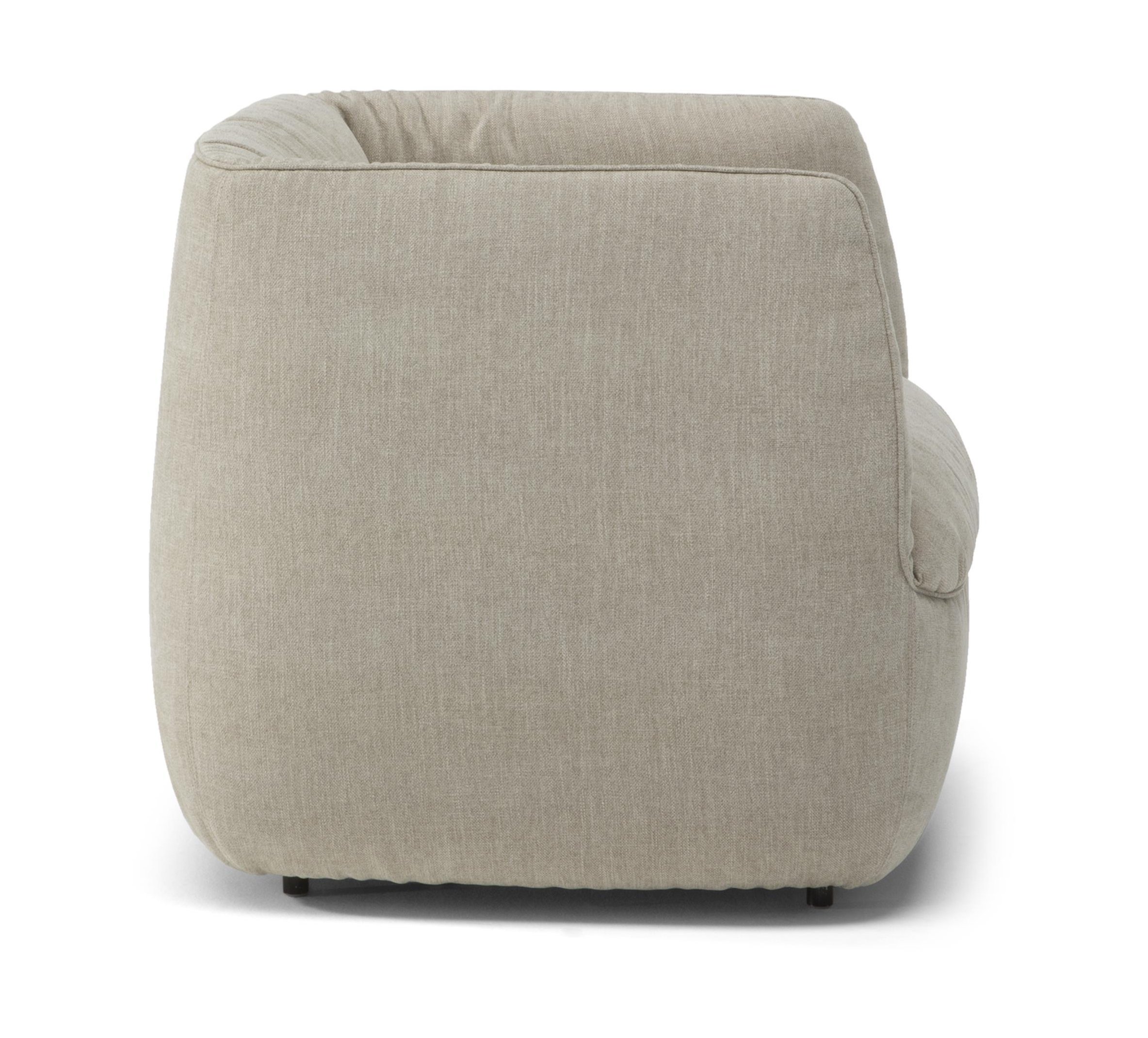 Wally Fabric/Leather Accent Armchair