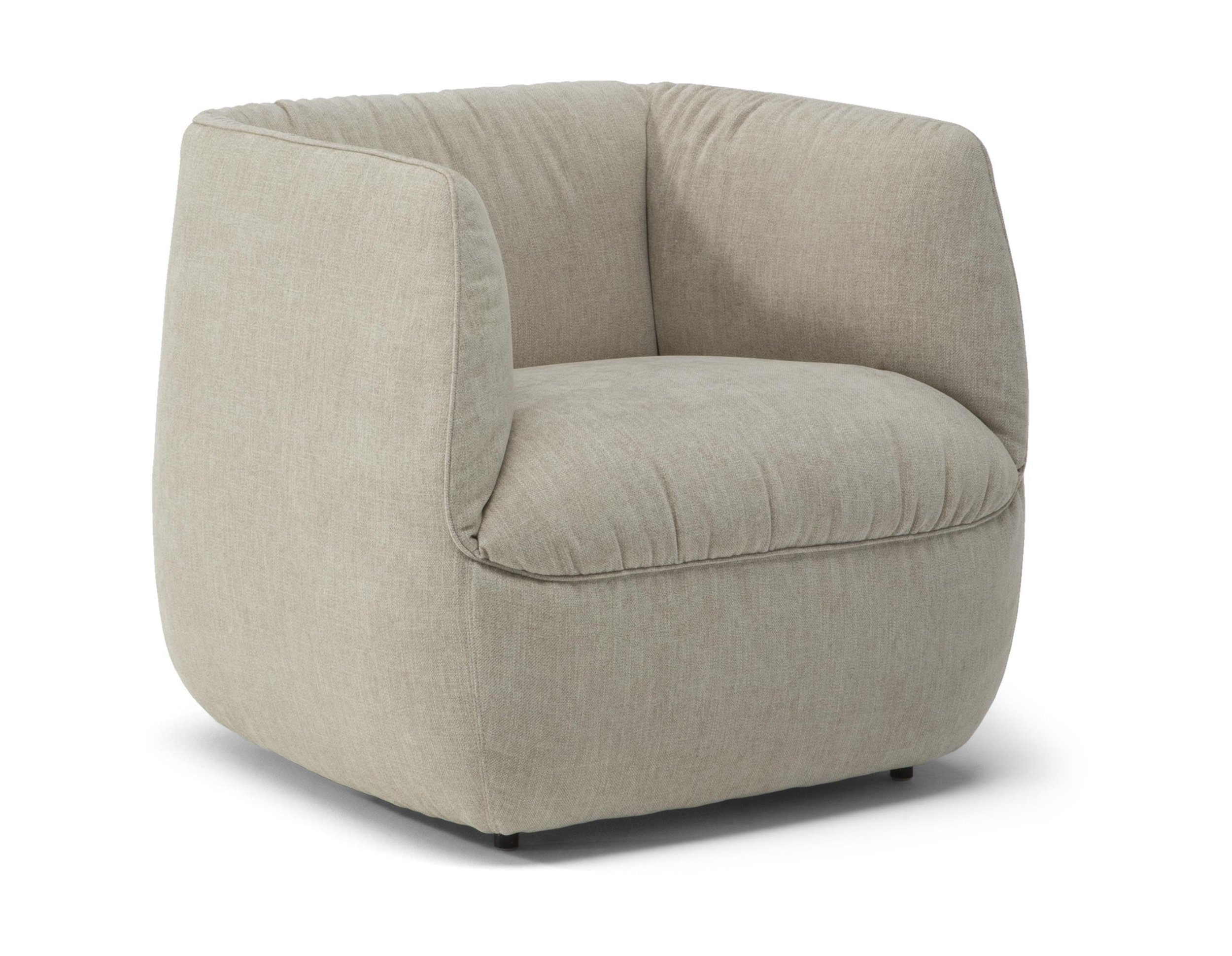 Wally Fabric/Leather Accent Armchair