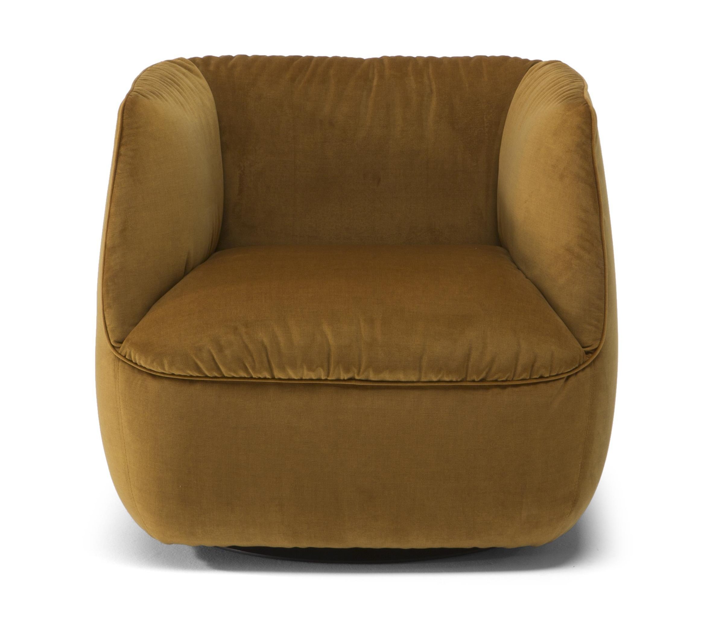 Wally Fabric/Leather Swivel Chair