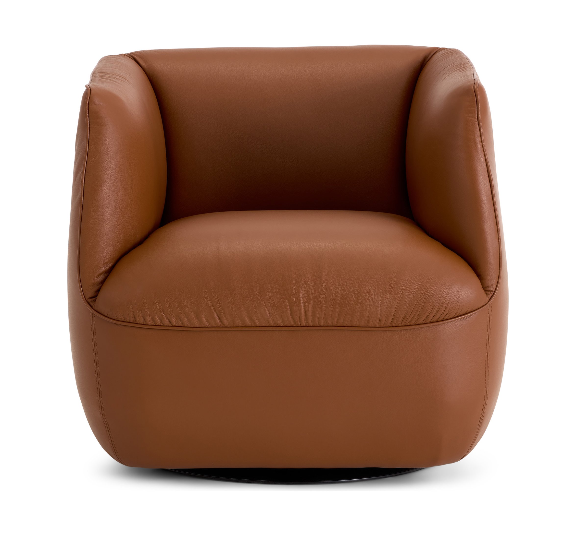 Wally Fabric/Leather Swivel Chair