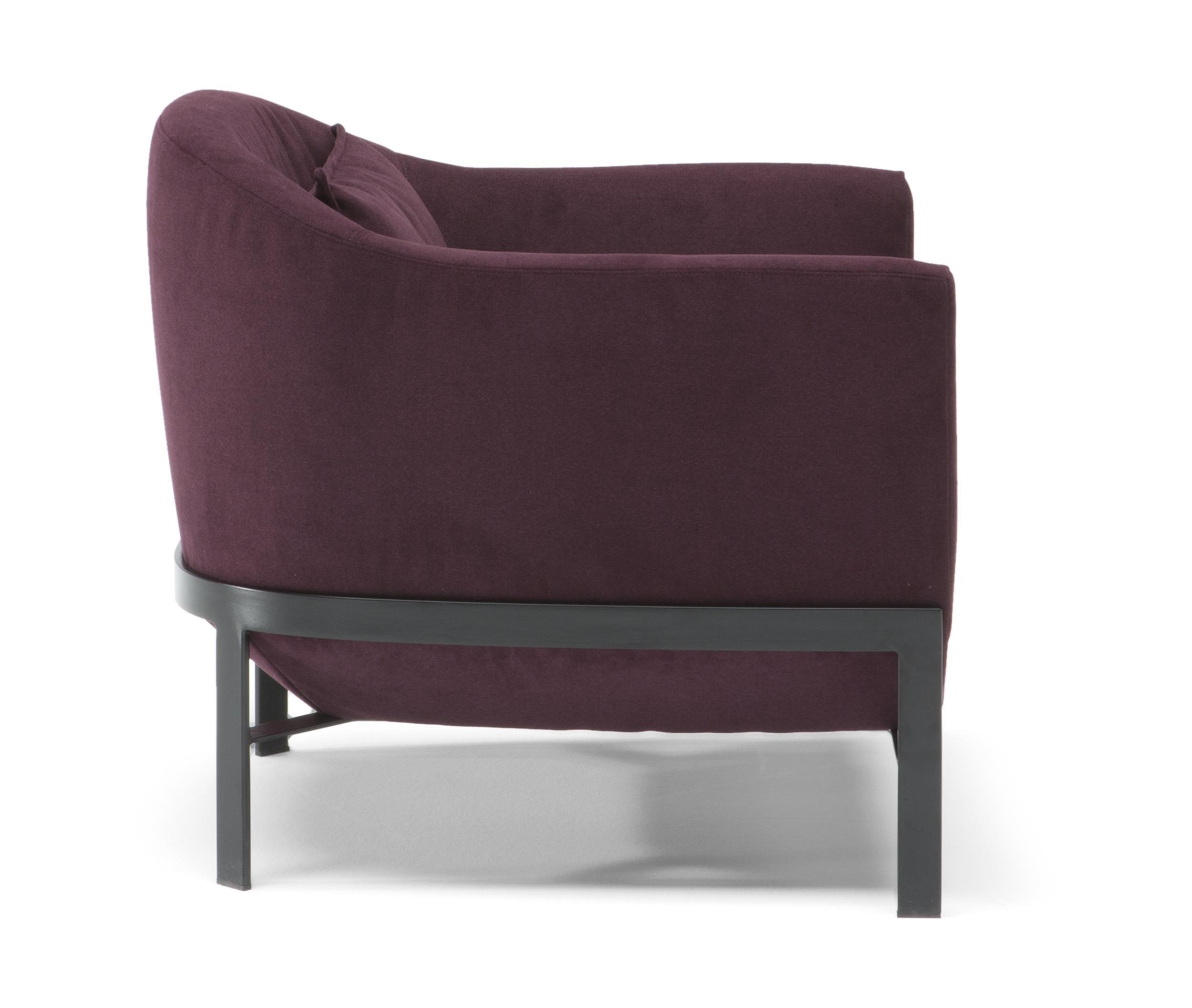 Poli Fabric/Leather Armchair