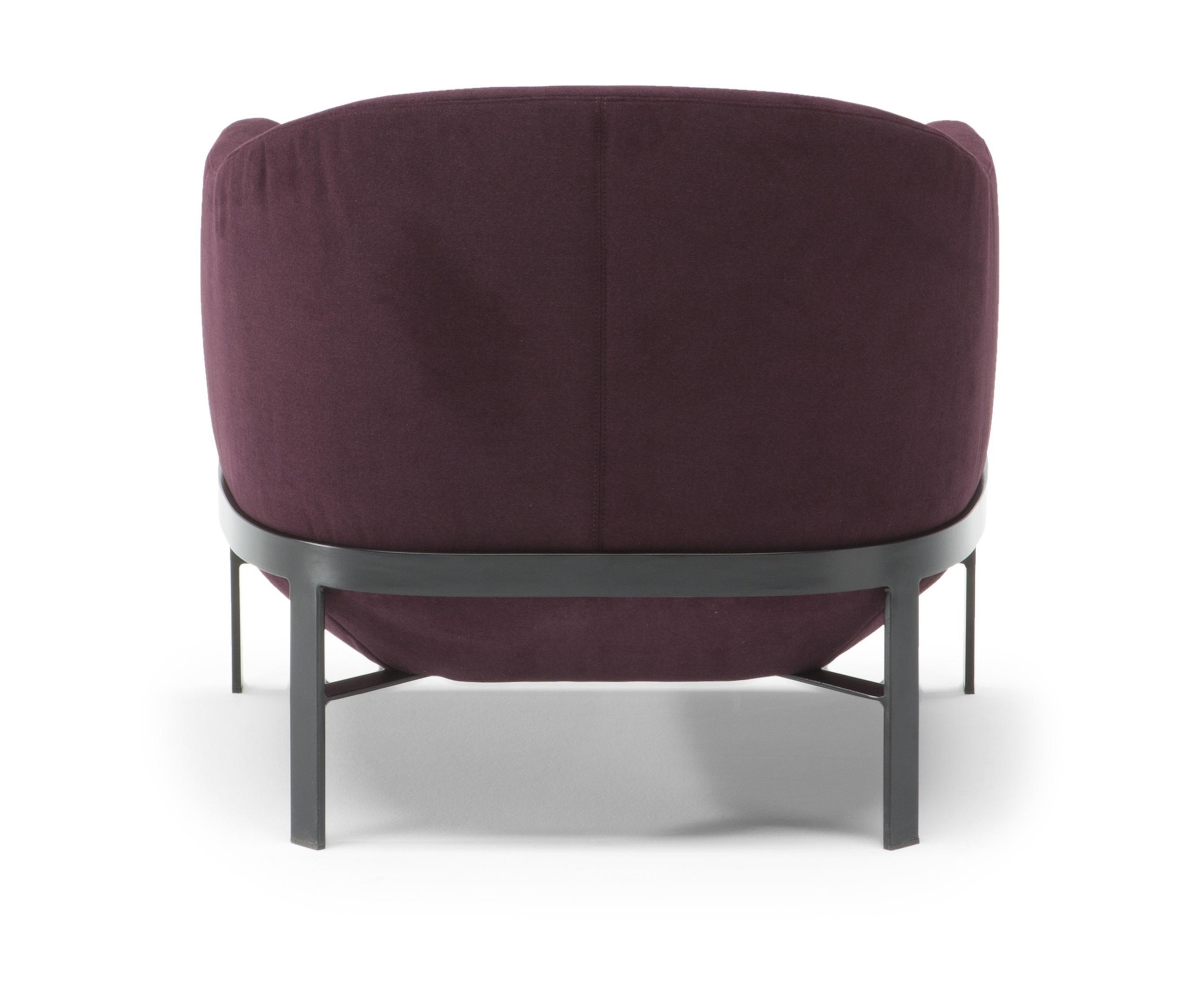Poli Fabric/Leather Armchair