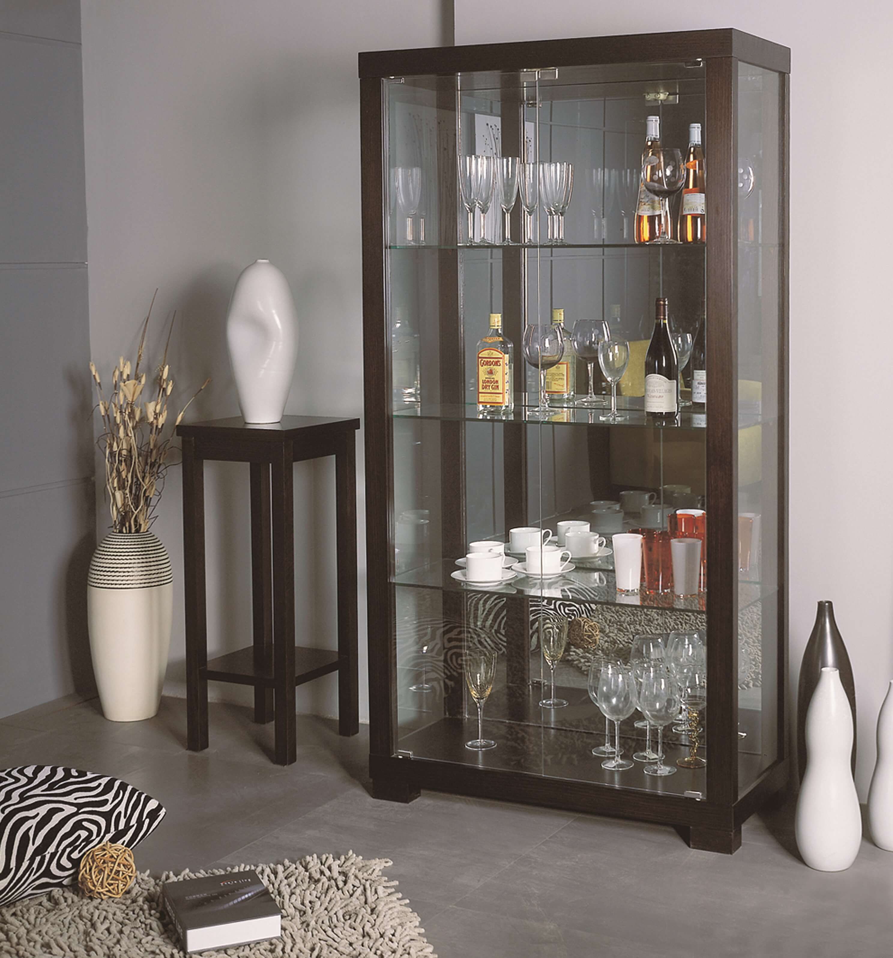 C1 Glass/Wood China Cabinet