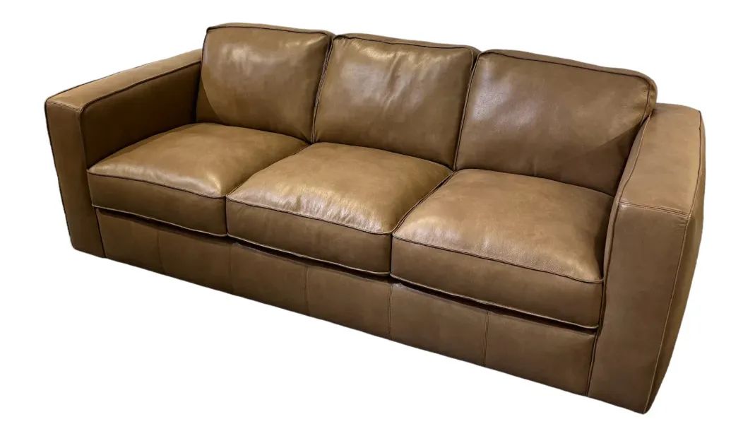Copenhagen Fabric/Leather 3-Seater Sofa