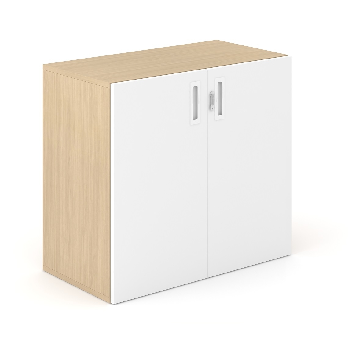 Choice 2H Office Cabinet w/Lock & Shelf & 2 Doors, Width 31.4"