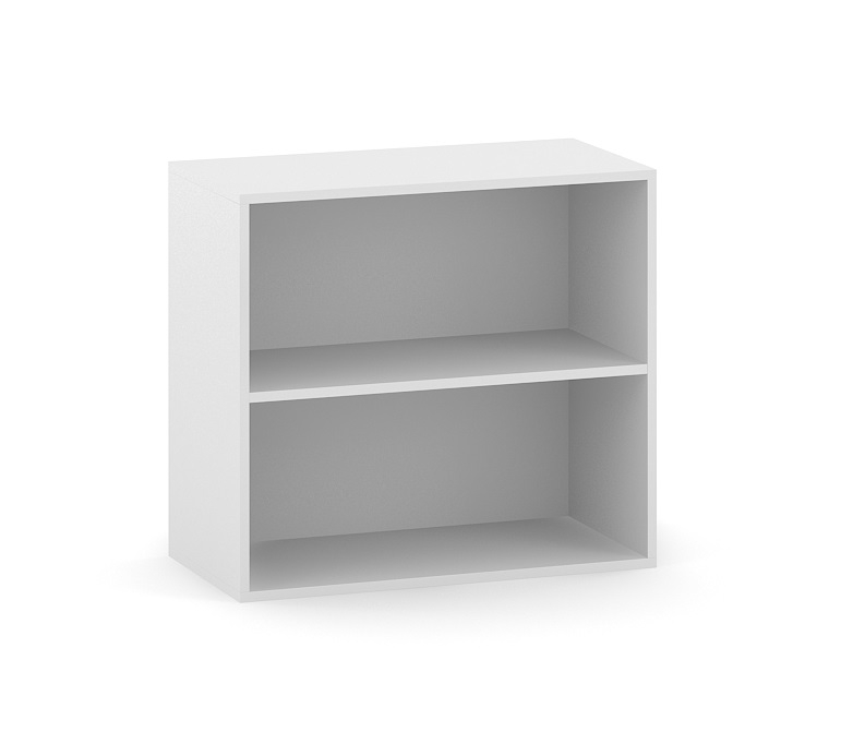 Choice 2H Office Bookcase w/Fixed Shelf