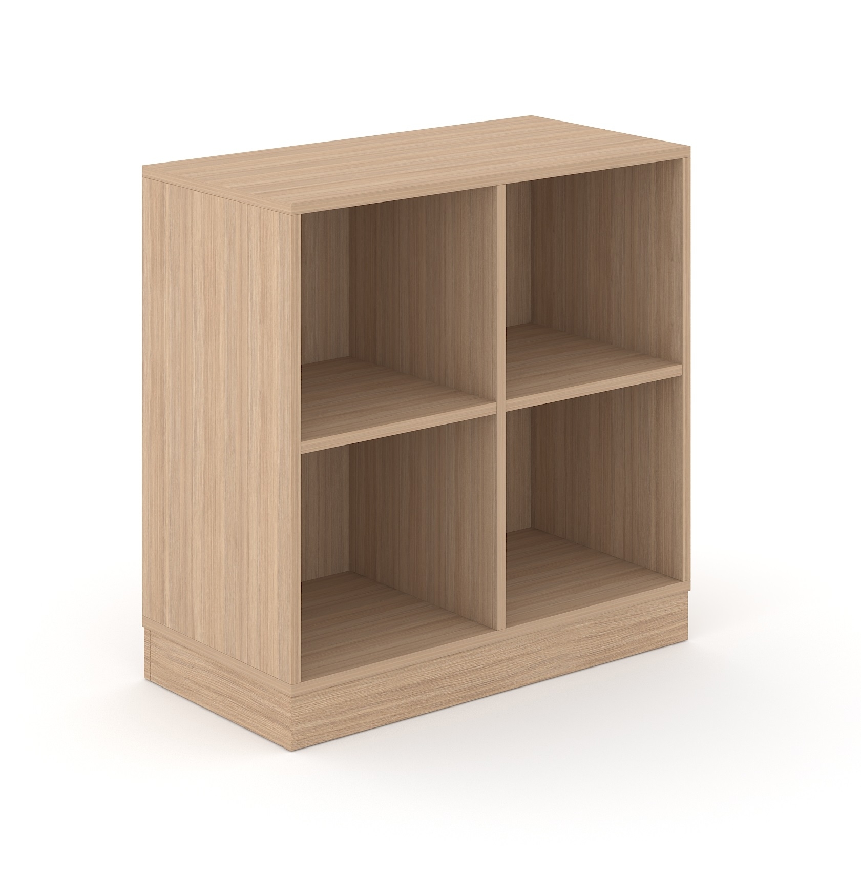Choice 2H Office Bookcase w/2 Shelves