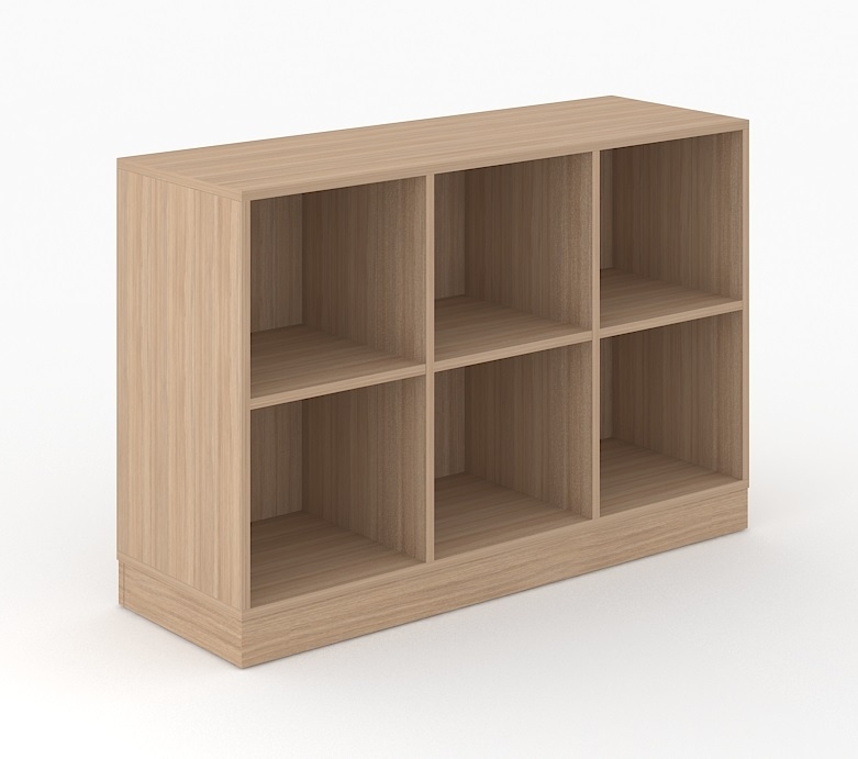 Choice 2H Office Bookcase w/3 Shelves