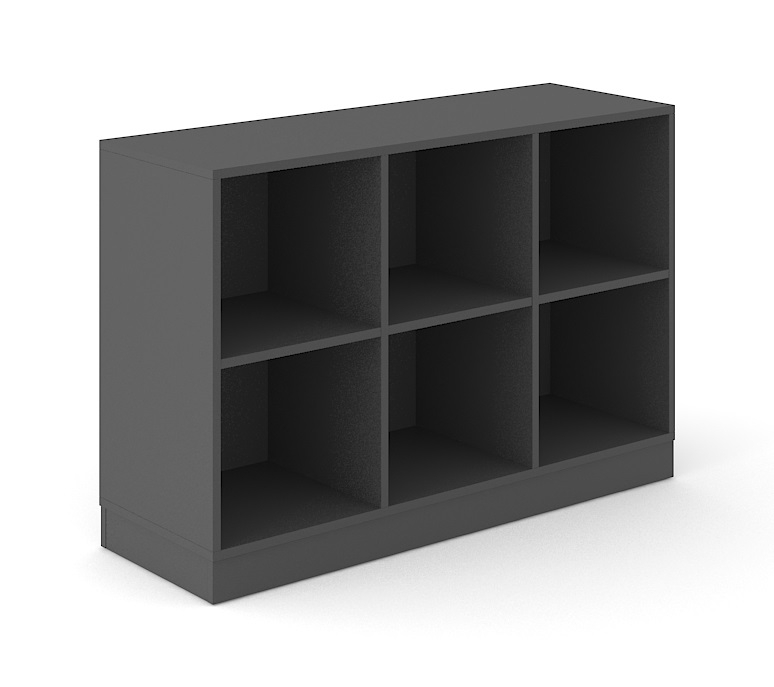 Choice 2H Office Bookcase w/3 Shelves