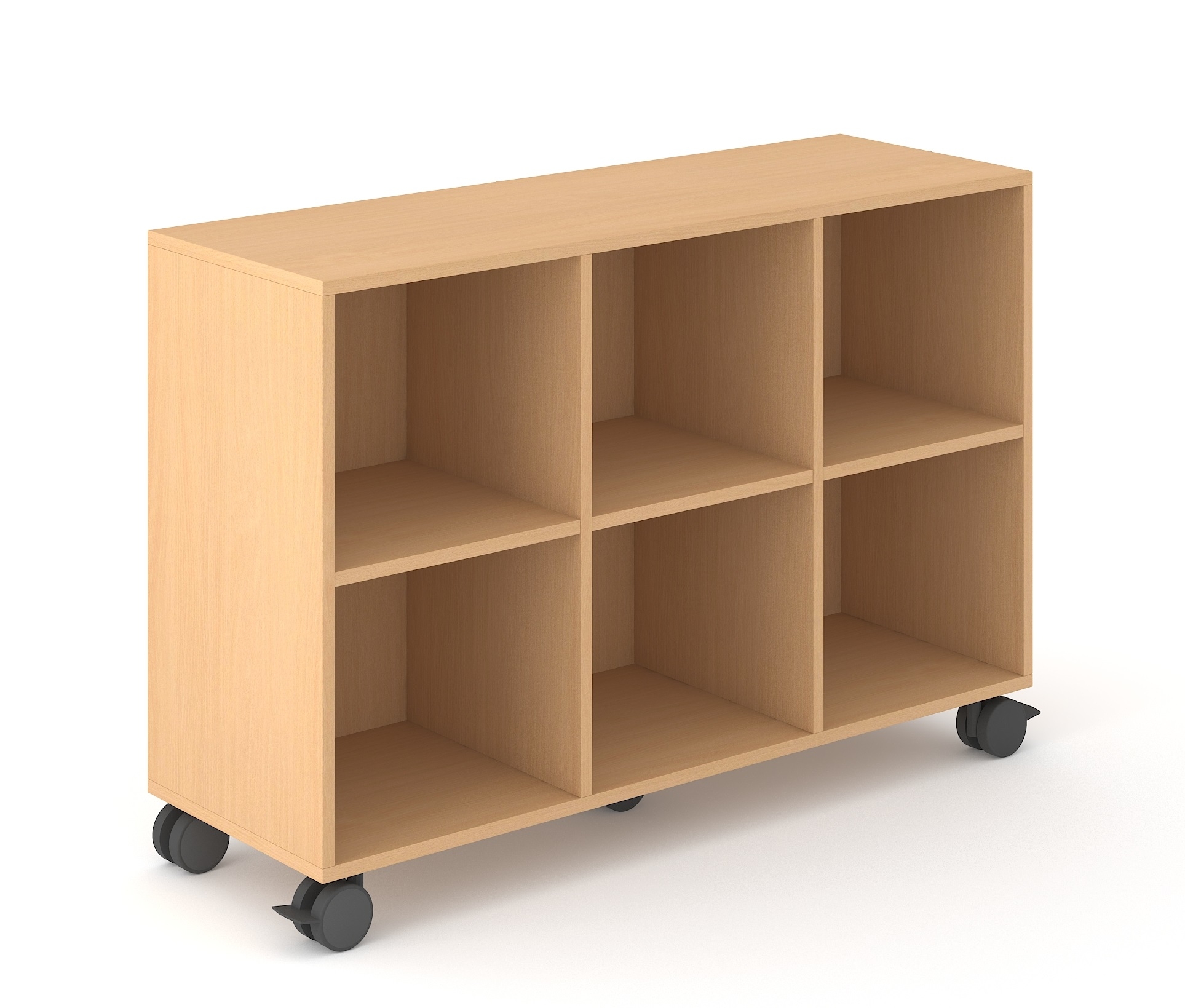 Choice 2H Office Bookcase w/3 Shelves