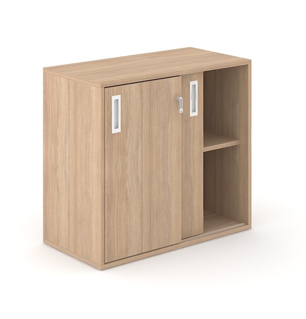 Choice 2H Office Cabinet w/Sliding Doors
