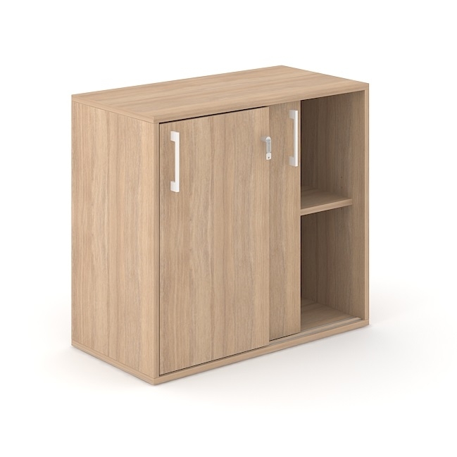 Choice 2H Office Cabinet w/Sliding Doors
