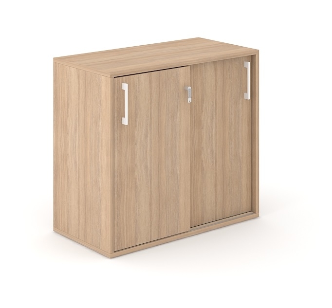 Choice 2H Office Cabinet w/Sliding Doors
