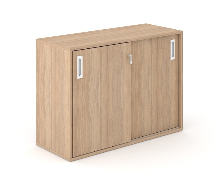 Choice 2H Office Cabinet w/2 Sliding Doors, Width 39.3"