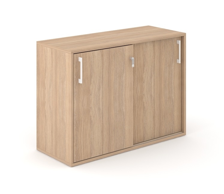 Choice 2H Office Cabinet w/2 Sliding Doors, Width 39.3"